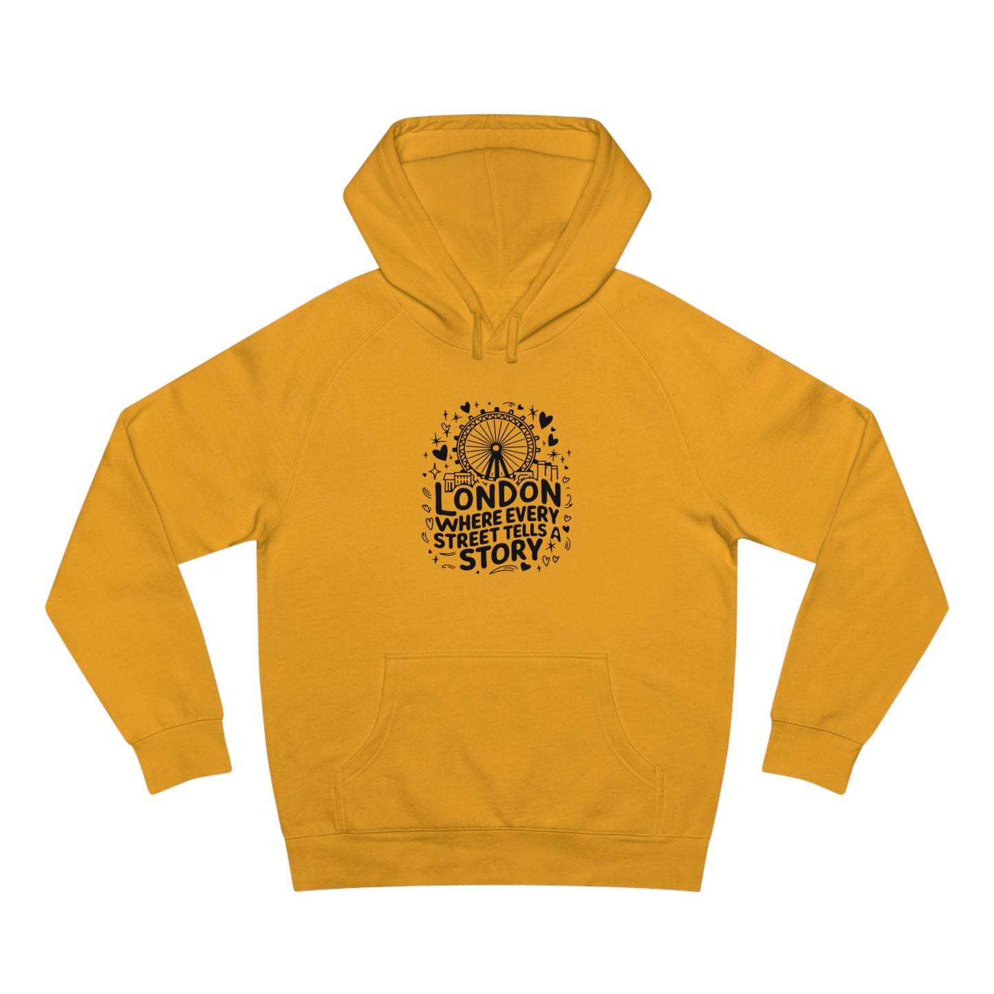 Versatile Unisex Hoodie - London's Story Telling Streets