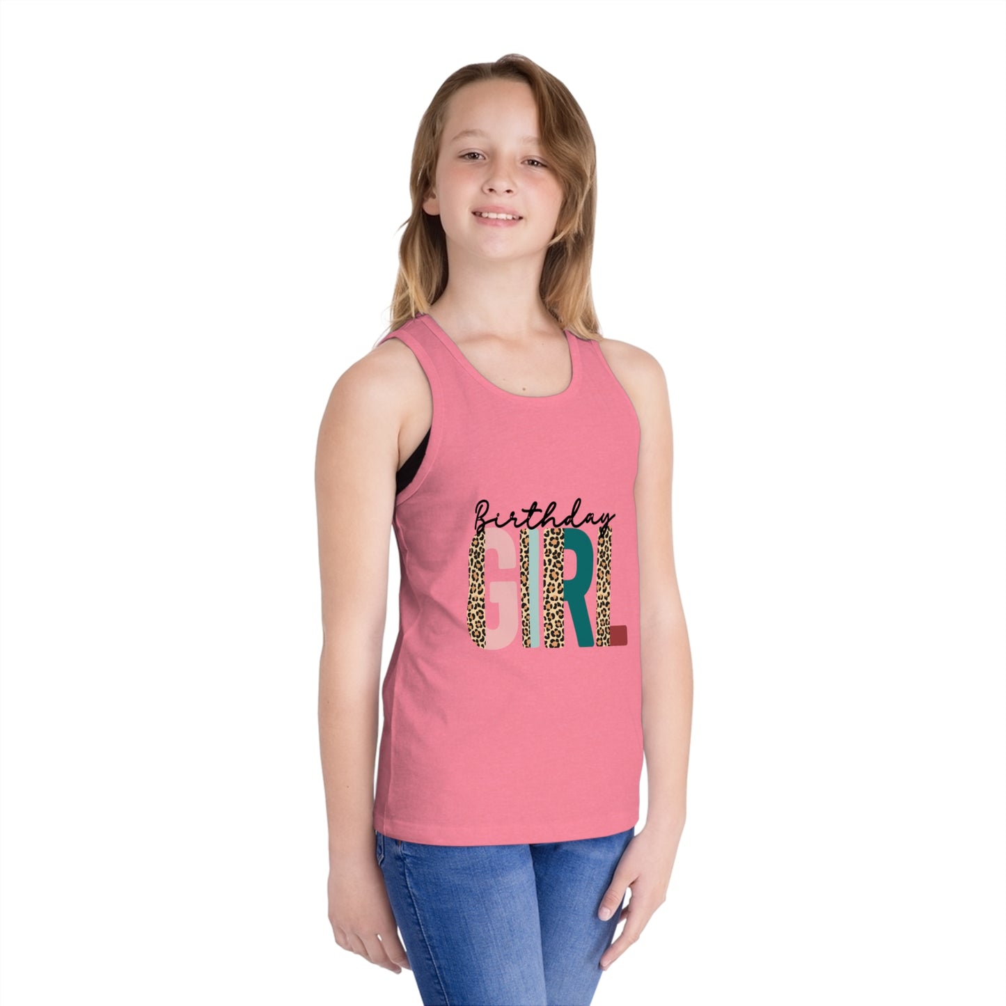 Kids' Birthday Girl Jersey Tank Top - Fun Party Apparel
