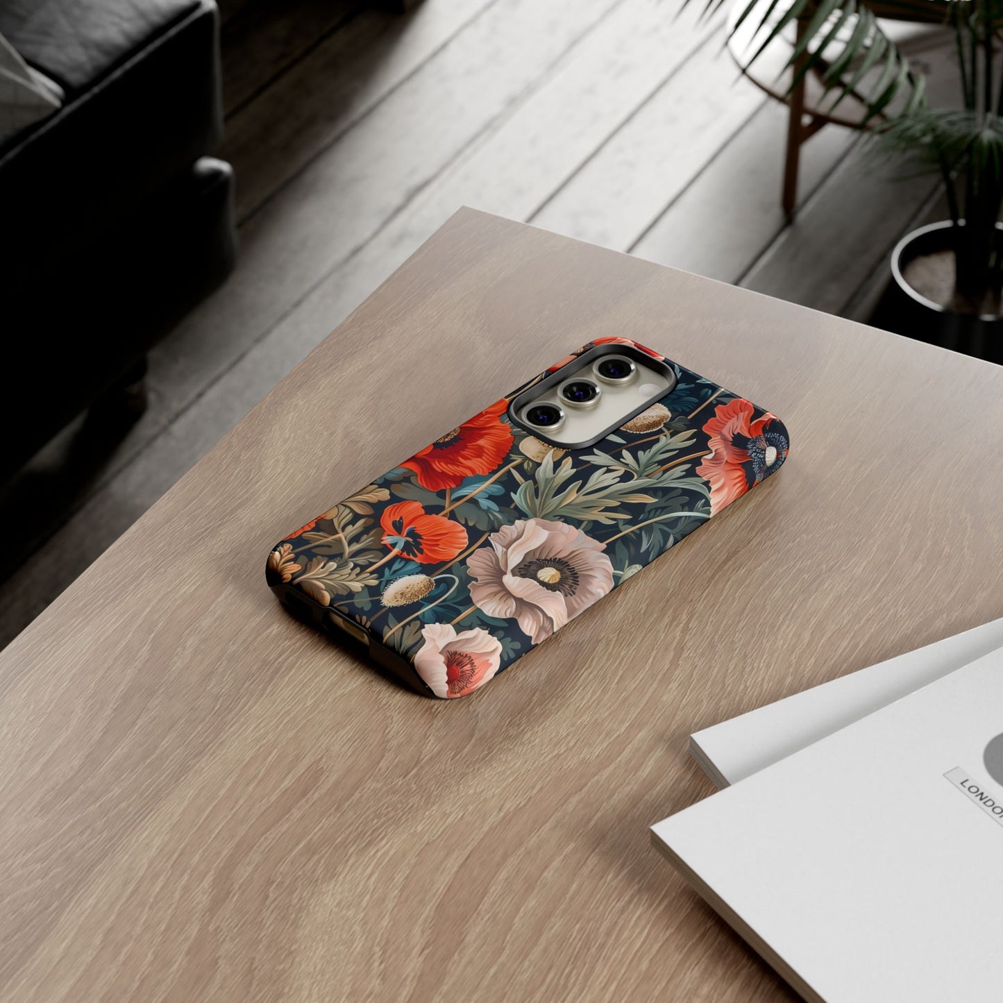 Floral Phone Case - Tough Cases, Flower Design, Chic Tech Accessories, Stylish Gifts, Unique Phone Protectors