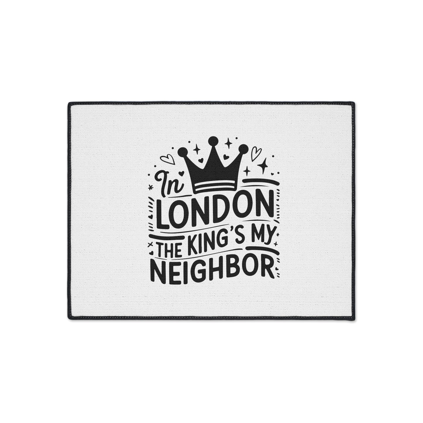 London-Themed Heavy Duty Floor Mat, Durable Entrance Rug, Home Decor, Gift for Housewarming, Fans of London, Interior Design