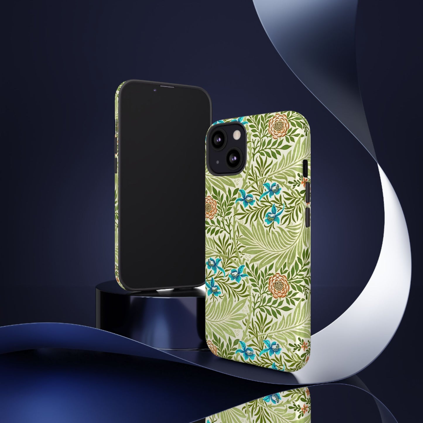 Tough Cases Phone Case, Botanical Print Phone Cover, Floral Smartphone Accessory, Nature-Inspired Tech Gear, Gift for Plant Lovers