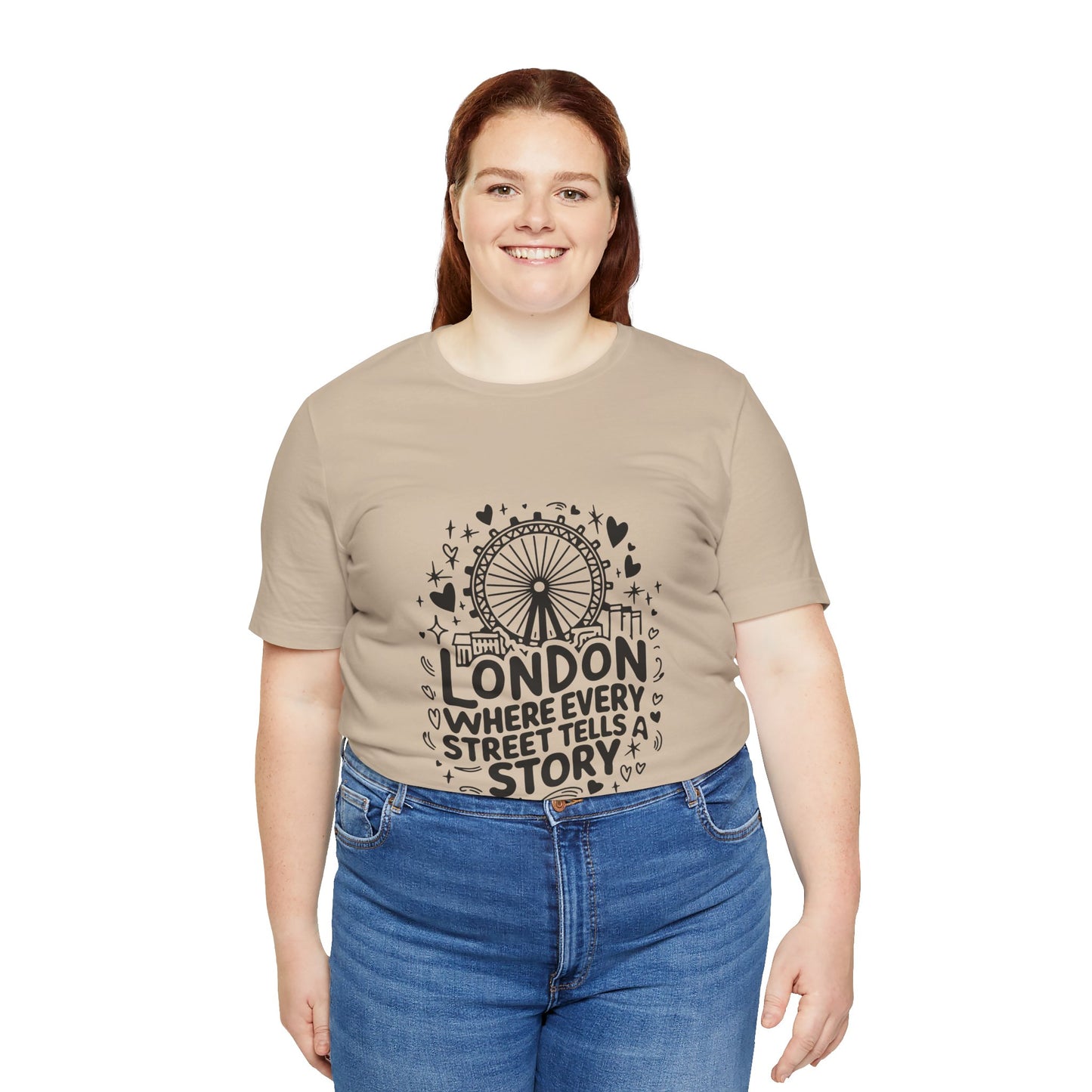 Unisex Jersey Short Sleeve Tee - London's Story Telling Street