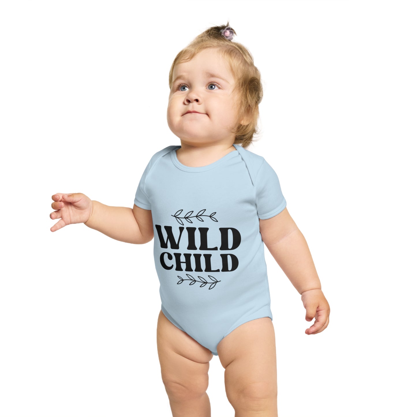 Wild Child Short Sleeve Baby Bodysuit - Cute Baby Outfit for Playful Littles