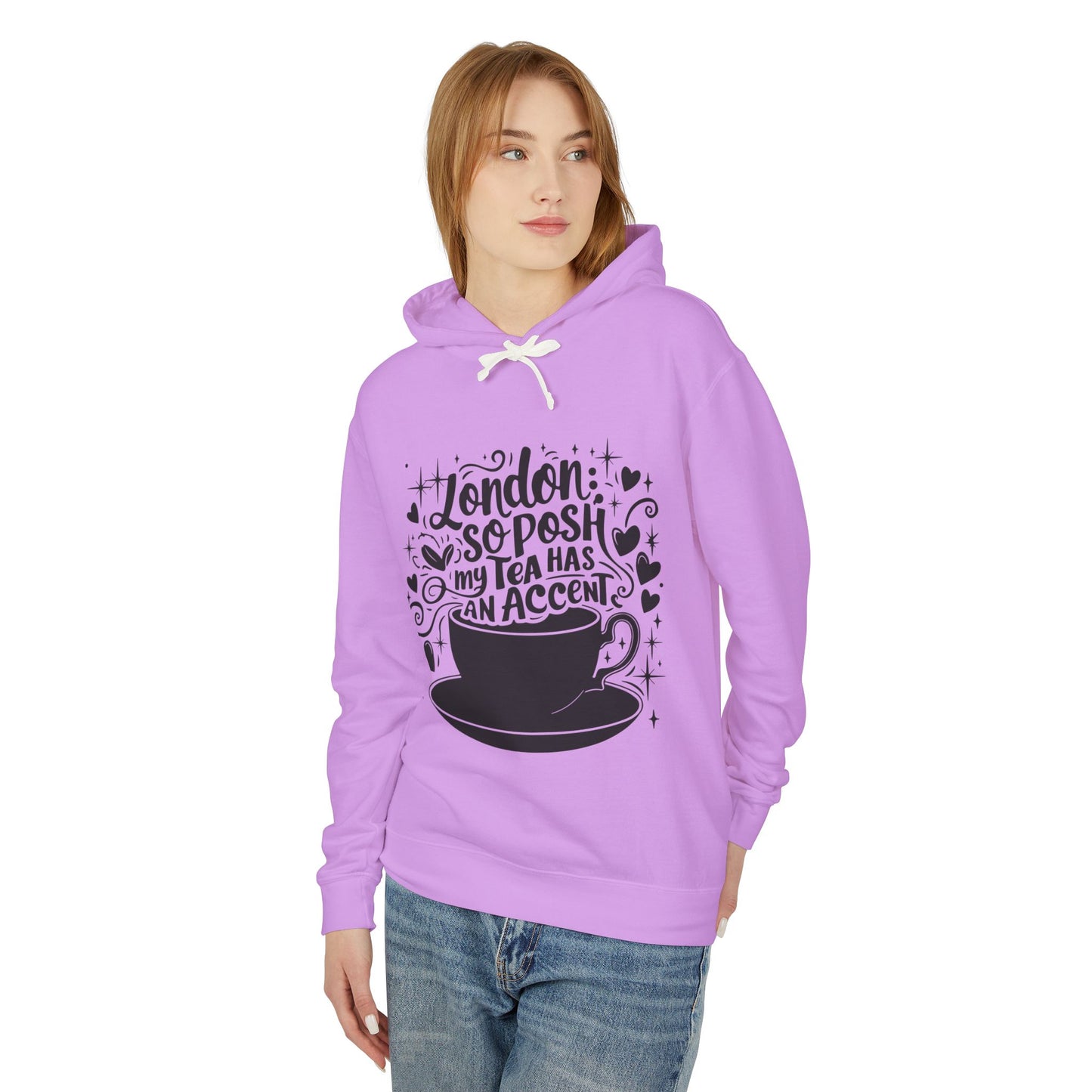 Unisex Lightweight Hooded Sweatshirt - London's Nostalgic Tea