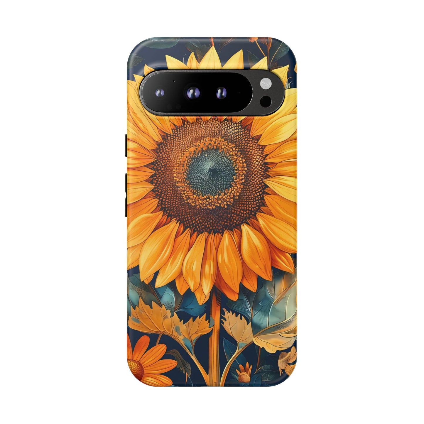 Sunflower Phone Case - Floral Design for Nature Lovers, Cute Spring Accessory, Gift for Her, Eco-Friendly Cover