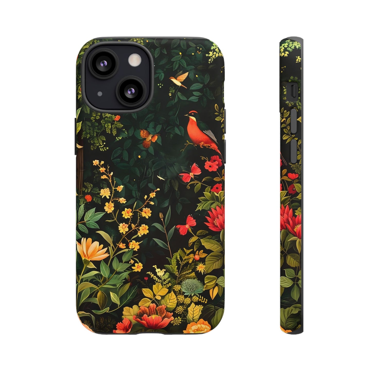 Floral Tough Phone Case, Nature-Inspired Design, Ideal for Garden Lovers, Gift for Birthdays, Christmas, Eco-Friendly Accessory