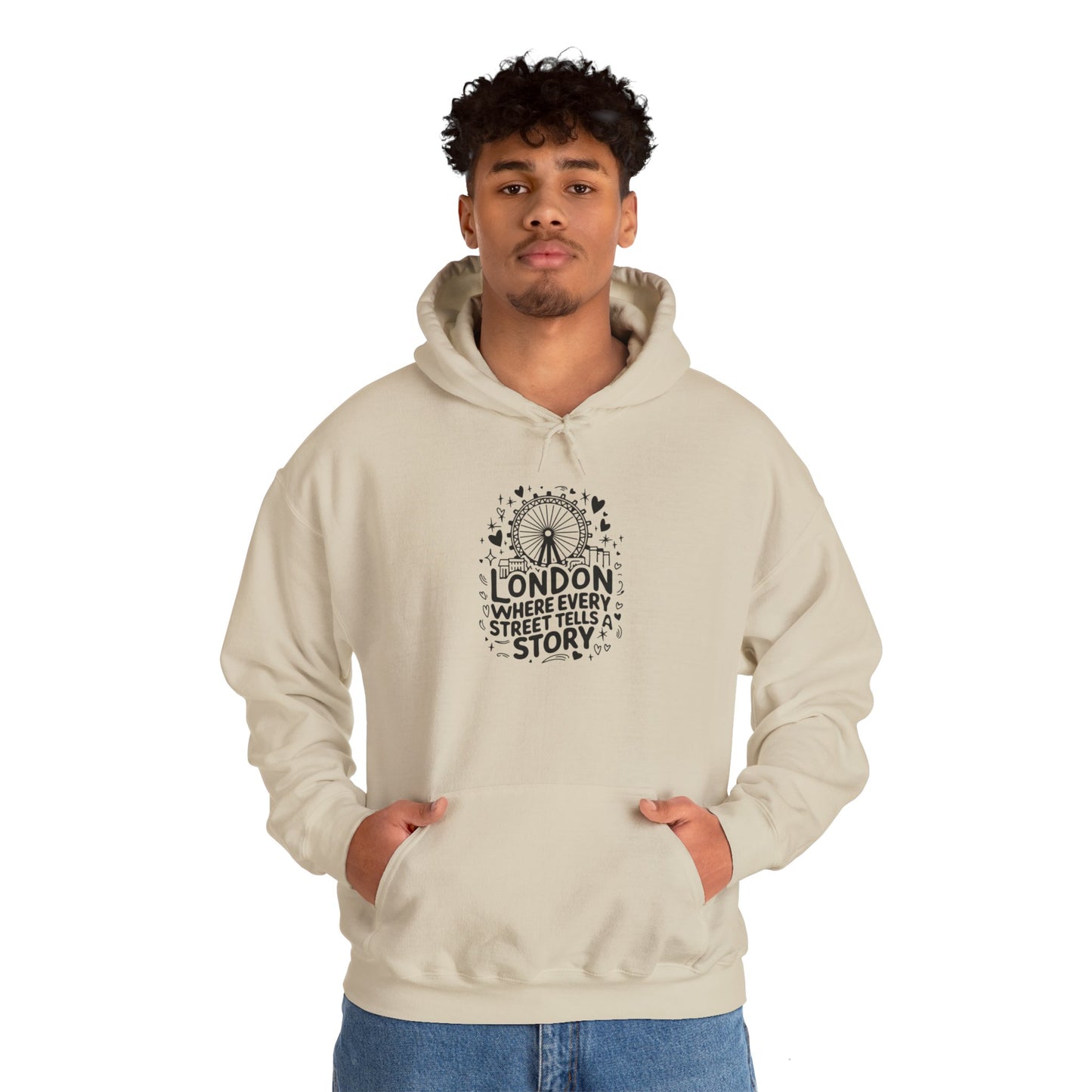 Unisex Heavy Blend™ Hooded Sweatshirt - The English Double-Decker London’s Pride