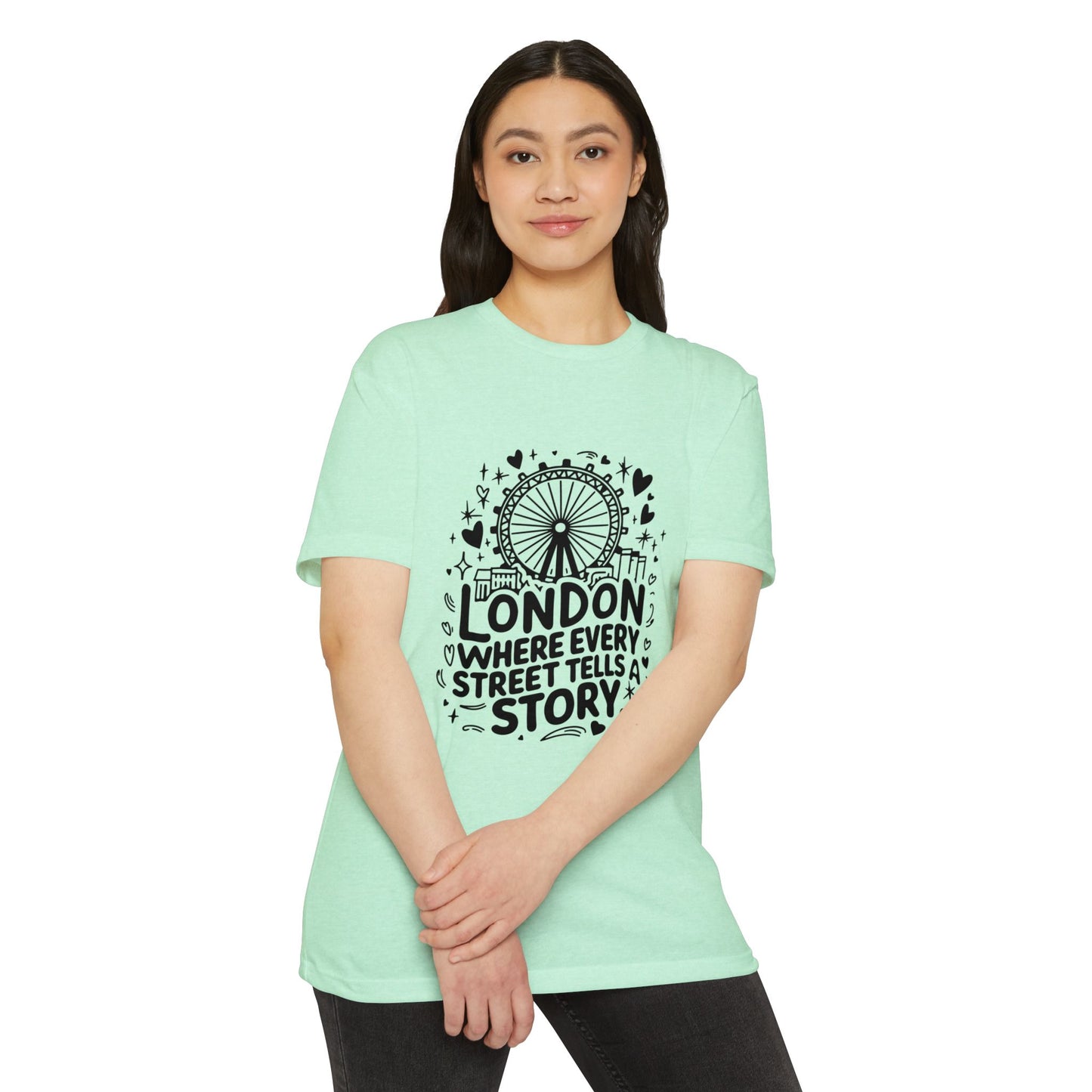 Unisex CVC Jersey T-shirt - London's Story Telling Streets