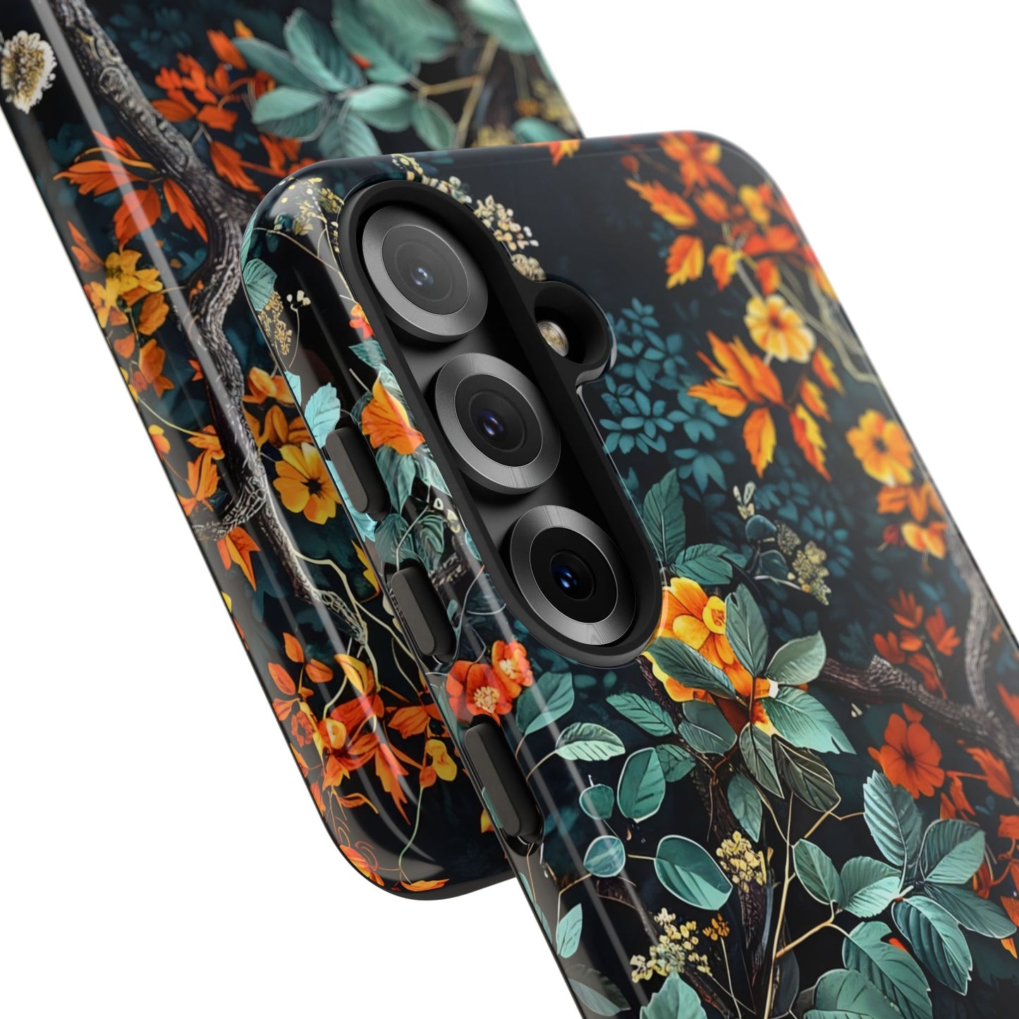 Floral Phone Case | Tough Cases, Protective Cover, Gift for Her, Autumn Vibes, Floral Phone Accessory, Unique Design