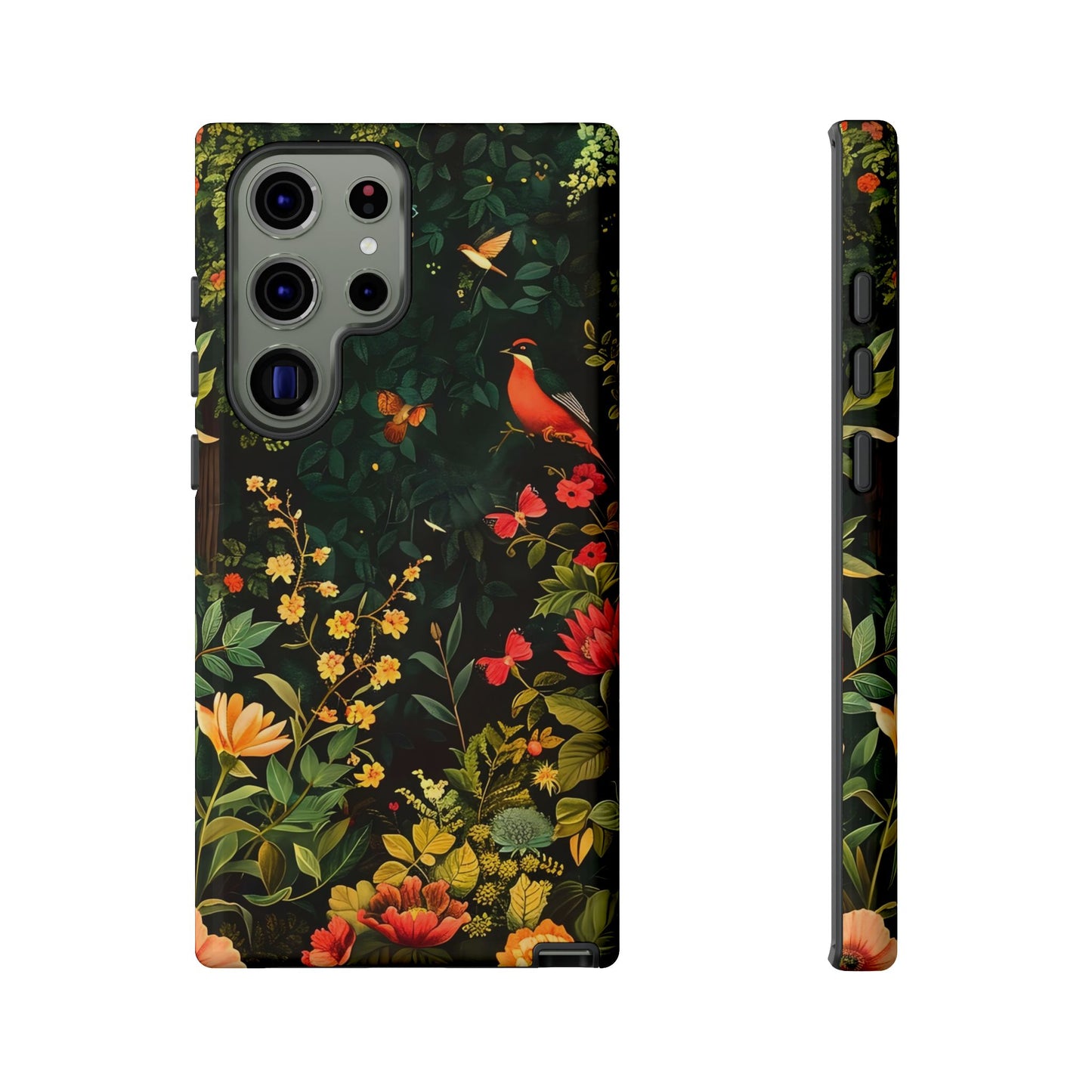 Floral Tough Phone Case, Nature-Inspired Design, Ideal for Garden Lovers, Gift for Birthdays, Christmas, Eco-Friendly Accessory