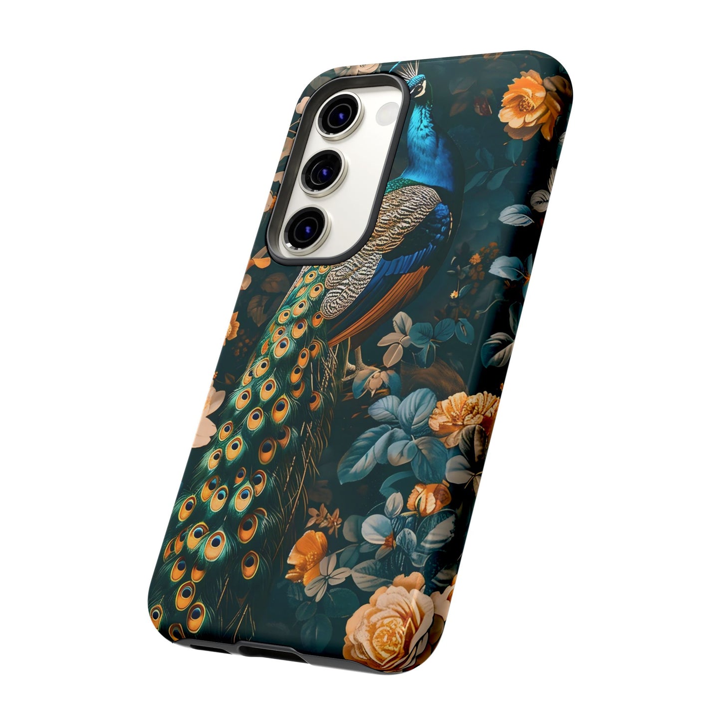 Peacock Phone Case - Elegant Floral Design, Tough Case for Protection, Unique Gift for Nature Lovers, Stylish Accessory, Eco-Friendly