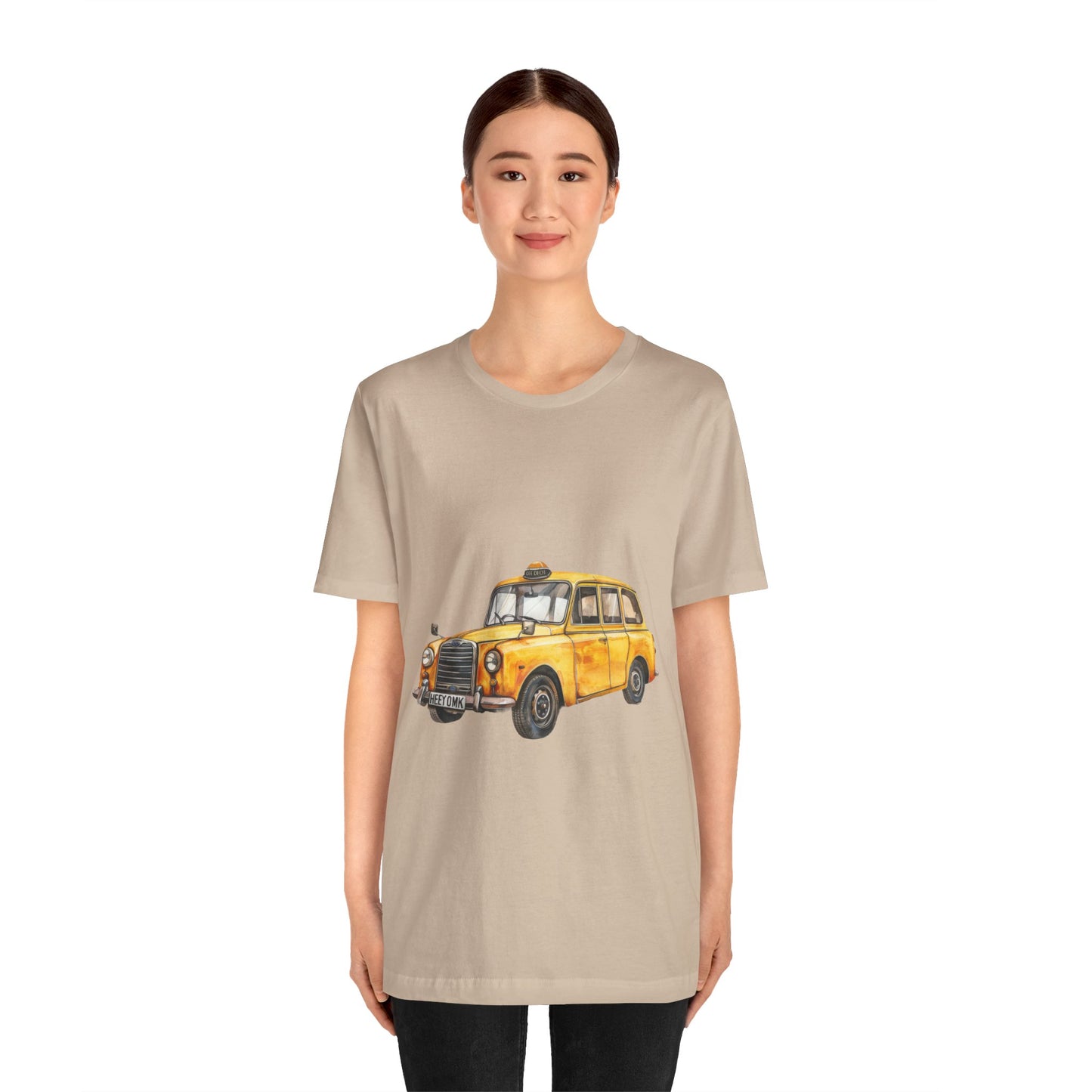 Unisex Jersey Short Sleeve Tee - Trendy British Vintage Car
