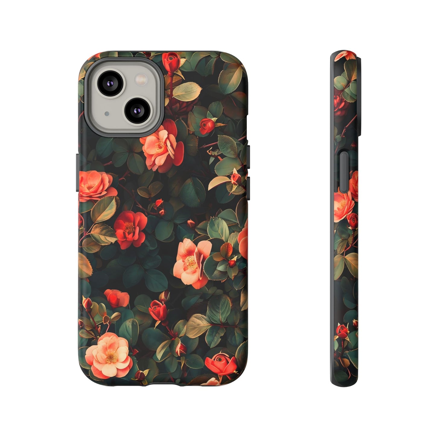 Floral Phone Case - Elegant Floral Design, Tough Protective Case, Perfect Gift for Her, Trendy Phone Accessories, Mother’s Day, Birthday
