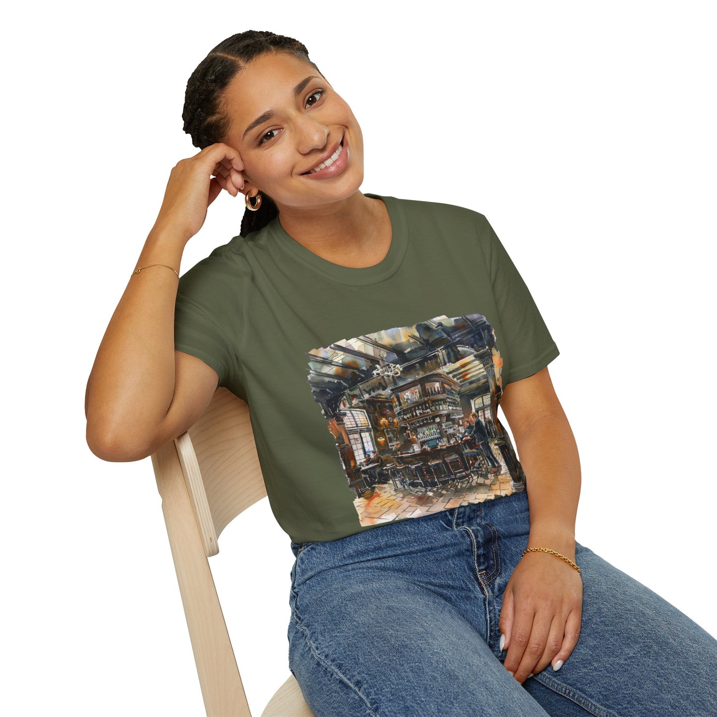 Unisex Softstyle T-Shirt - Classic British Pubs