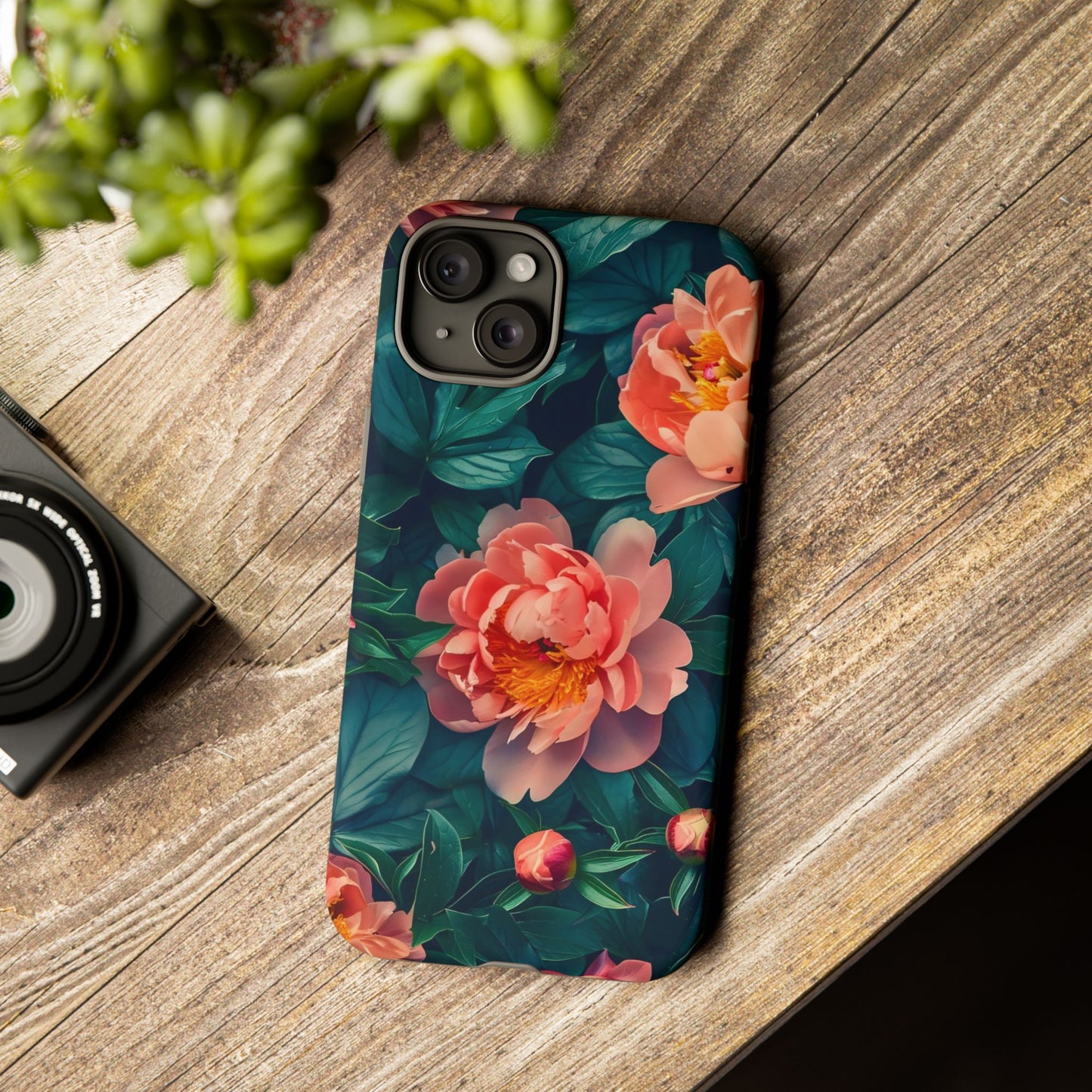 Floral Phone Case - Tough Cases, Flower Design, Botanical Art, Phone Accessory, Gift for Her, Nature Lovers