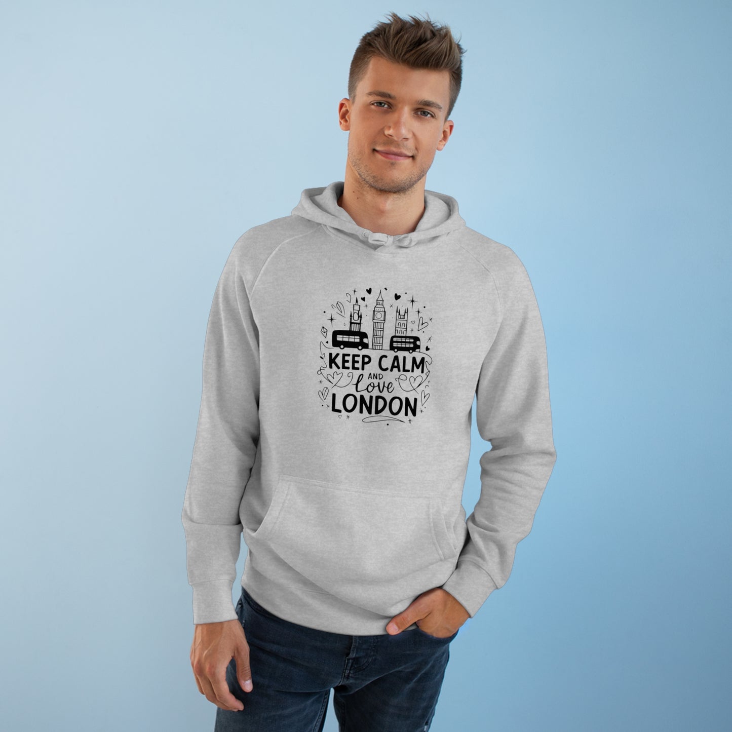 Unisex Hoodie - Keep Calm and Love London