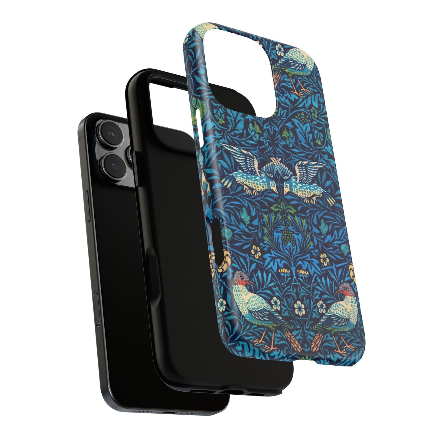 Elegant Bird Pattern Phone Case | Nature Lover Gift, Stylish Mobile Cover, Floral Design, Eco-Friendly, Unique Cell Phone Protector