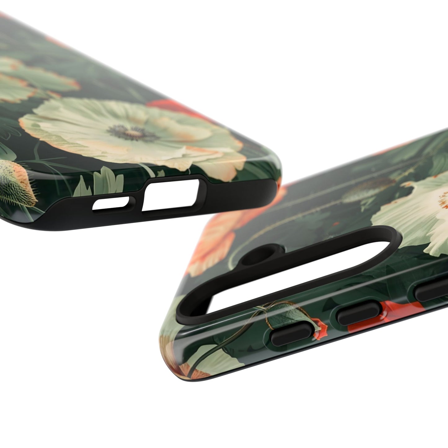 Floral Phone Case - Tough Cases, Botanical Design, Gift for Friends, Trendy Mobile Cover, Personalized Phone Accessory
