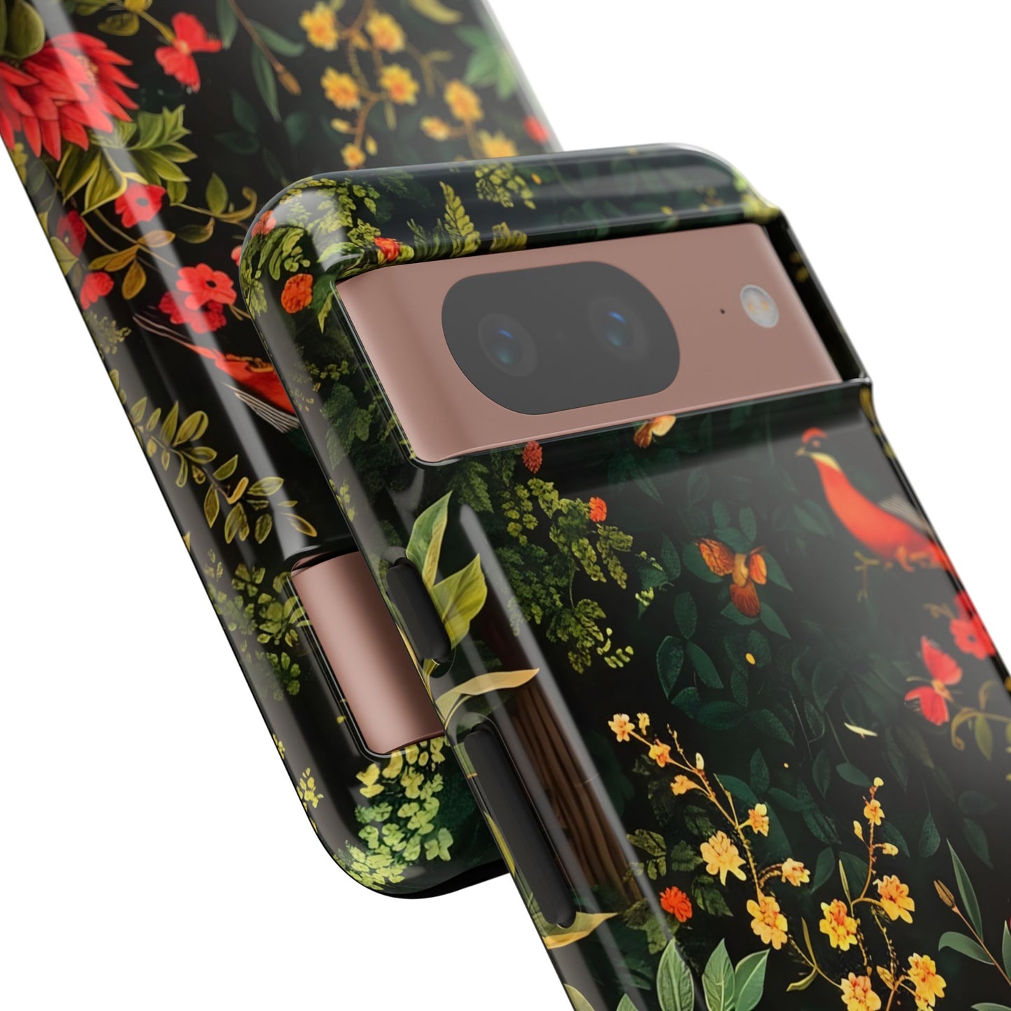 Floral Tough Phone Case, Nature-Inspired Design, Ideal for Garden Lovers, Gift for Birthdays, Christmas, Eco-Friendly Accessory