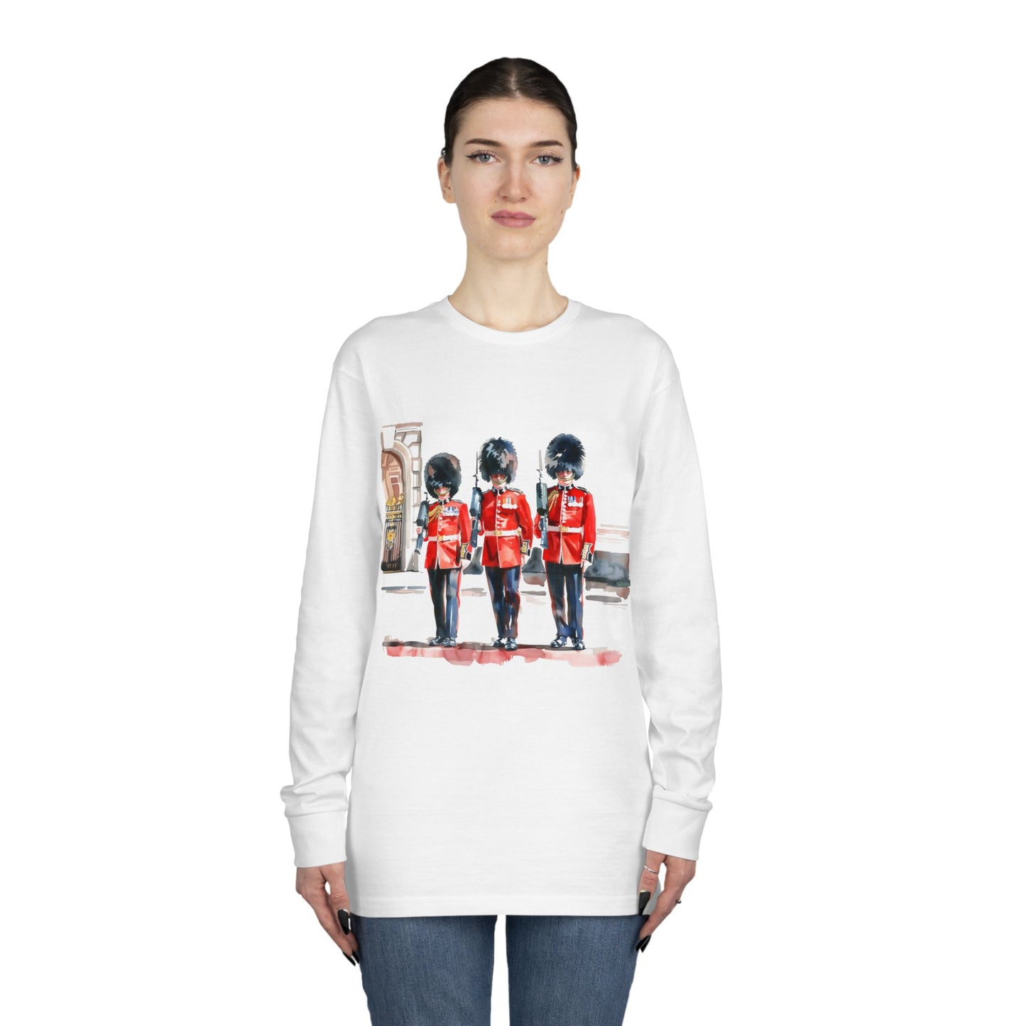 Long Sleeve Crewneck Tee - British Royal Guard