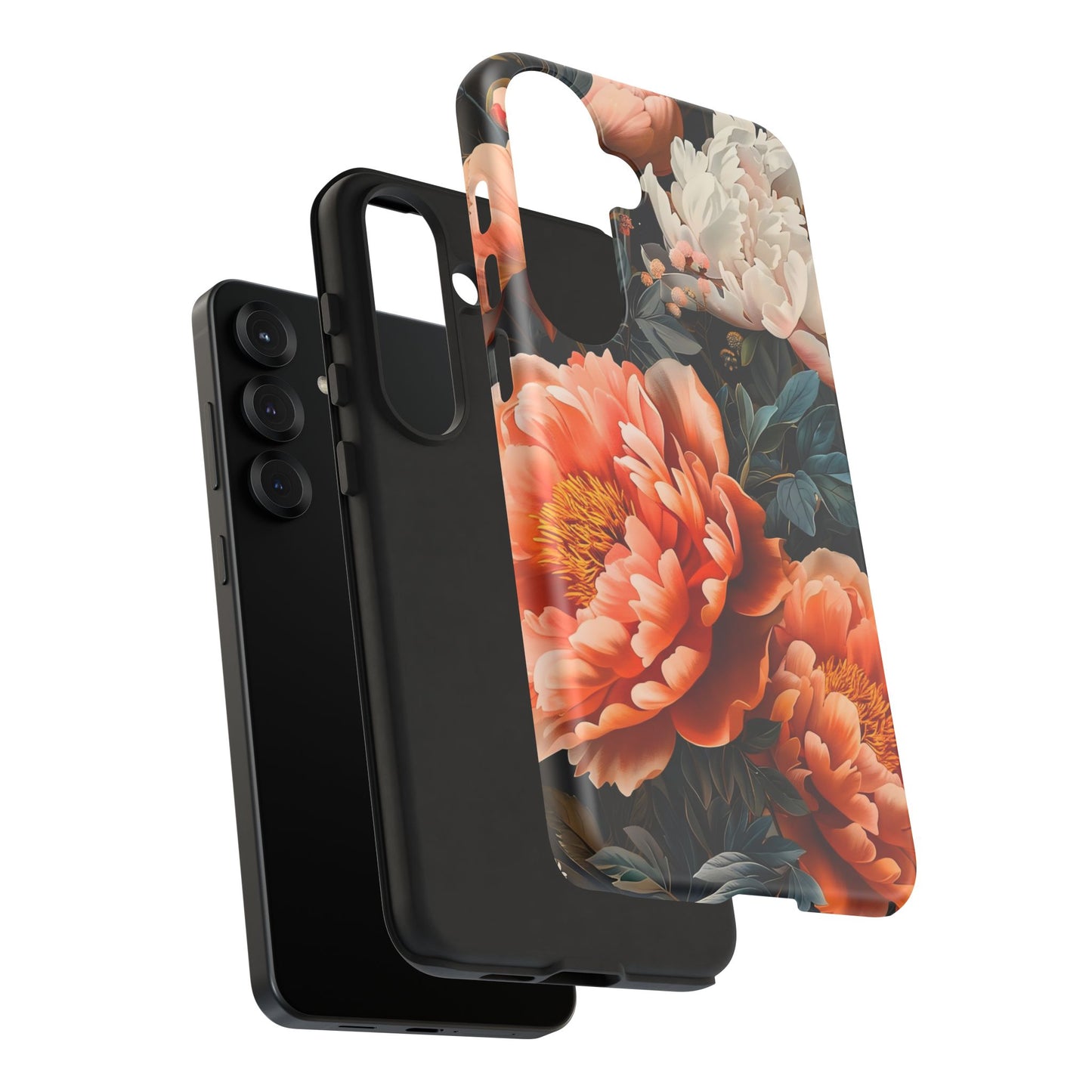 Floral Phone Case - Tough Cases, Durable Cover, Flower Design, Unique Gift, Phone Accessories