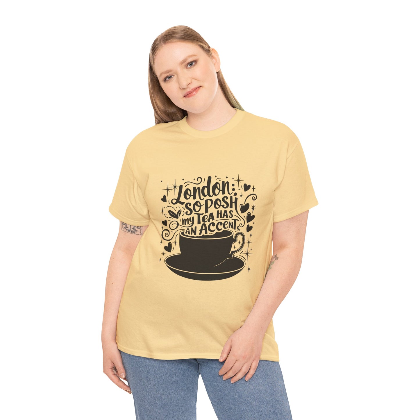 Unisex Heavy Cotton Tee - London's Nostalgic Tea