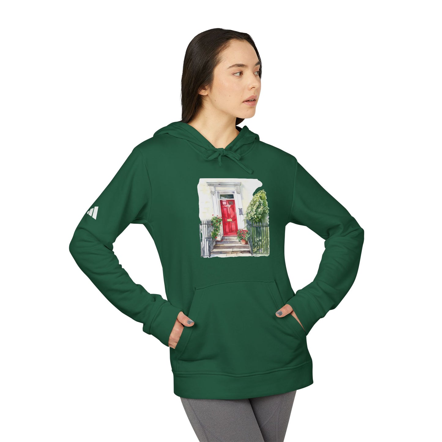 adidas Unisex Fleece Hoodie - British Nature