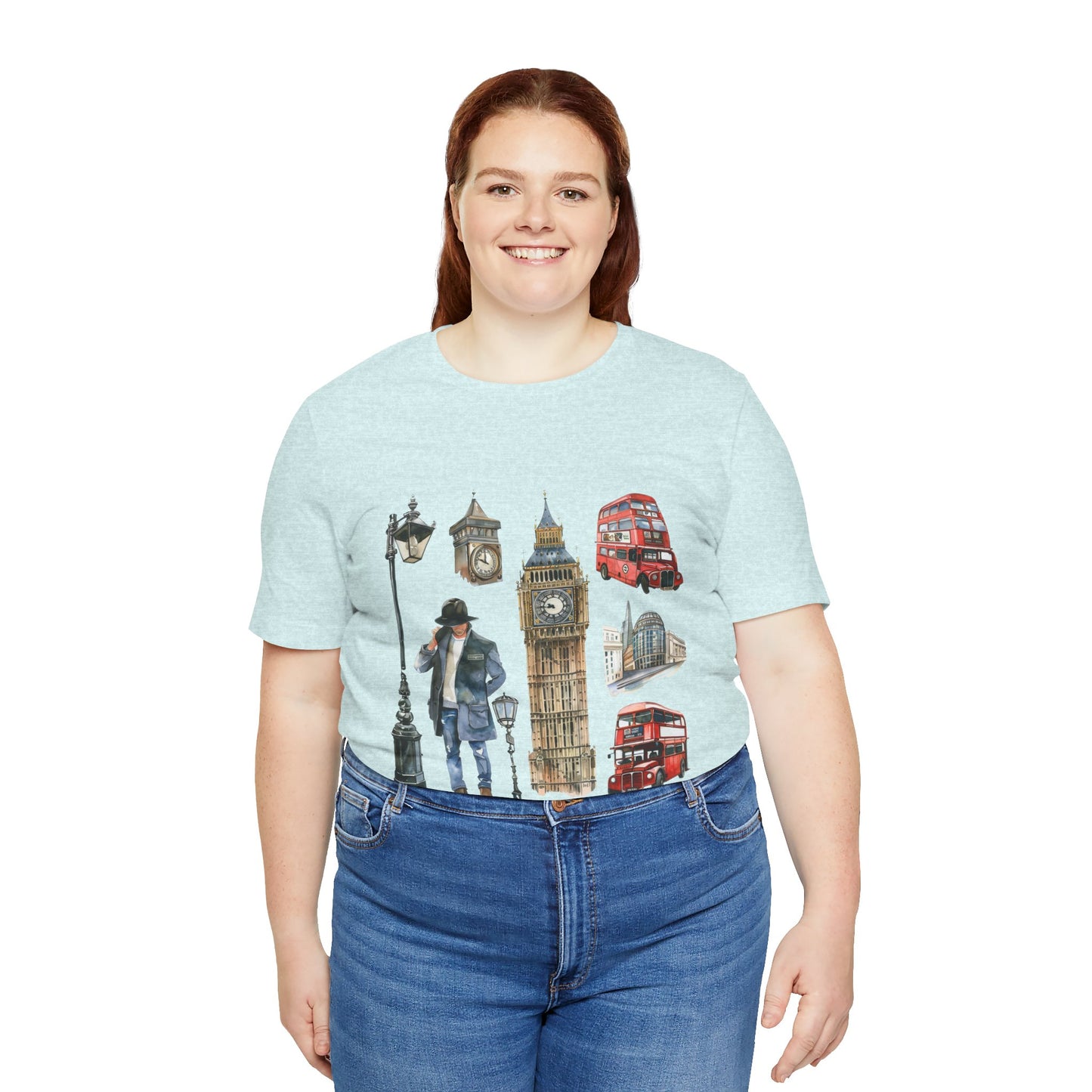 Unisex Jersey Short Sleeve Tee - Old World Charm - Vintage English Icons