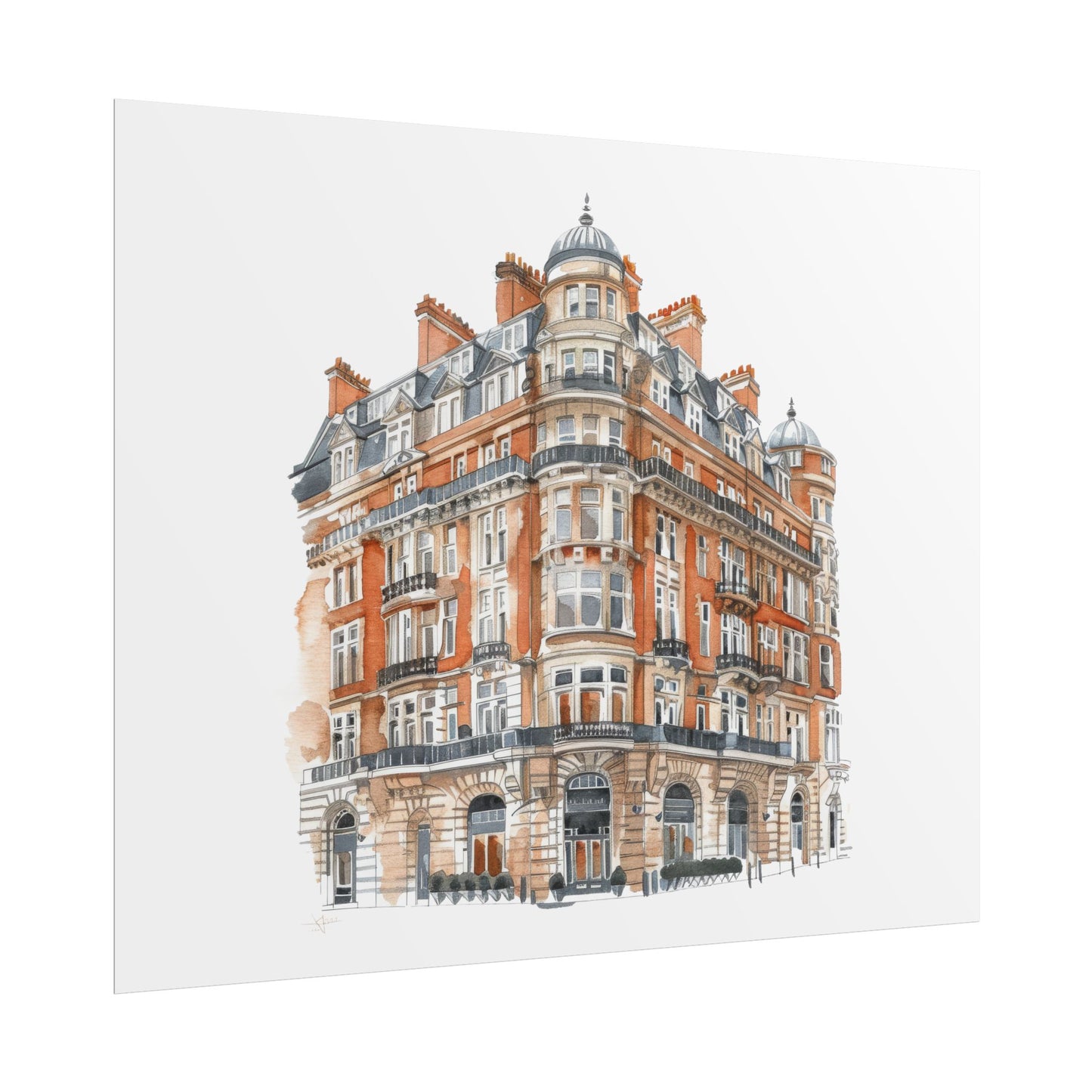 Elegant Architectural Rolled Posters, Art Prints for Home Decor, Gift for Housewarming, Wall Art for Living Room, Unique Art Decor
