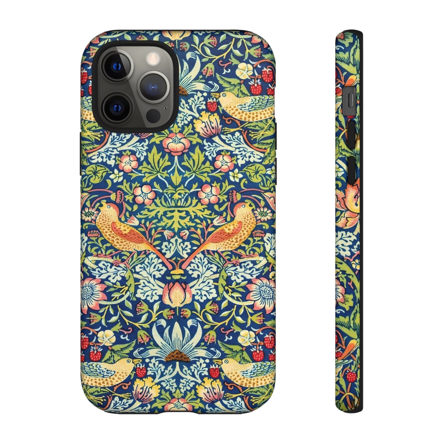Floral Phone Case | Tough Cases, Stylish Protection, Unique Gift, Eco-Friendly, Floral Pattern, Bird Design