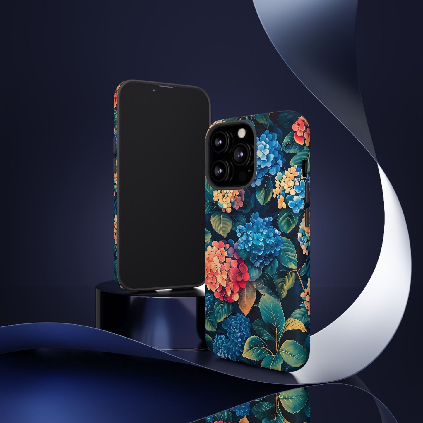 Floral Phone Case, Stylish Tough Case for Gardener Gift, Flower Lover Accessory, Pretty Floral Design, Protective Case