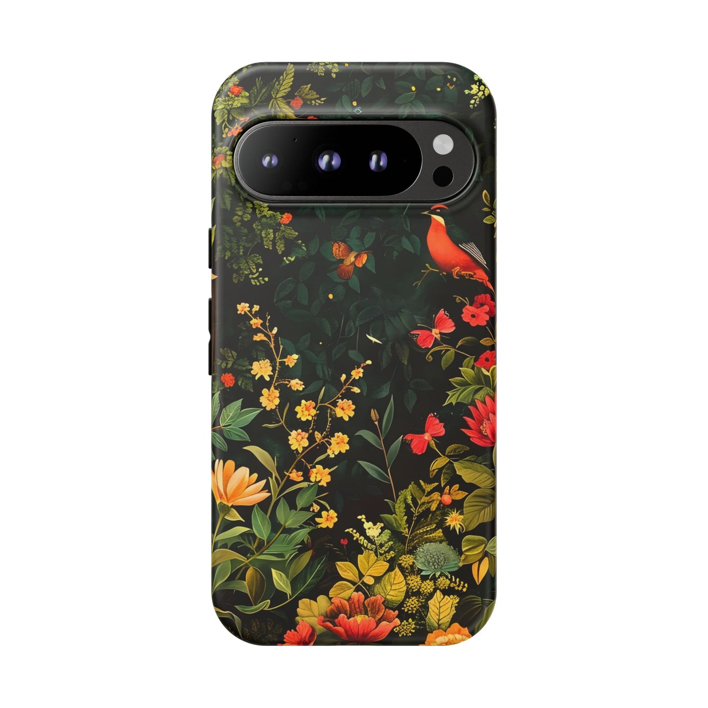 Floral Tough Phone Case, Nature-Inspired Design, Ideal for Garden Lovers, Gift for Birthdays, Christmas, Eco-Friendly Accessory