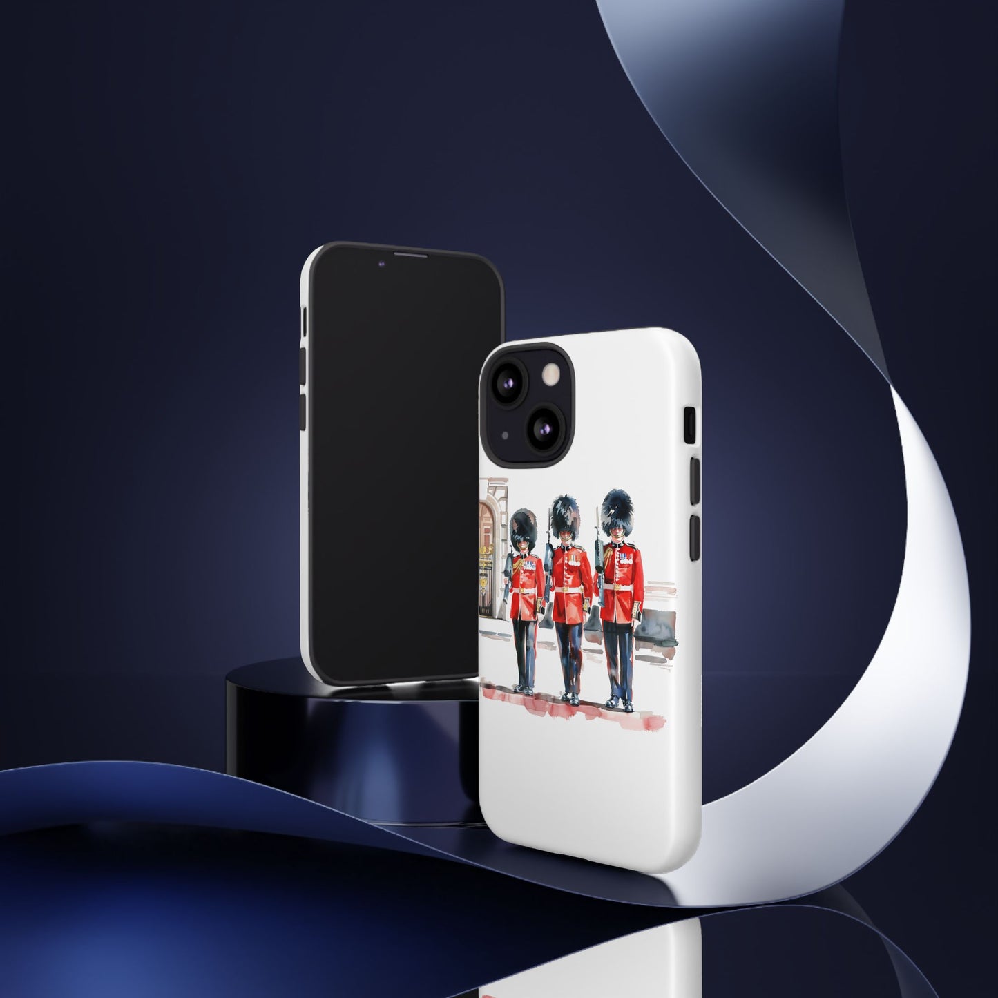 Phone Case with Royal Guard Design, Unique Cell Cover, London Souvenir, Tough Phone Case, Gift for Travelers, Stylish Street Photography
