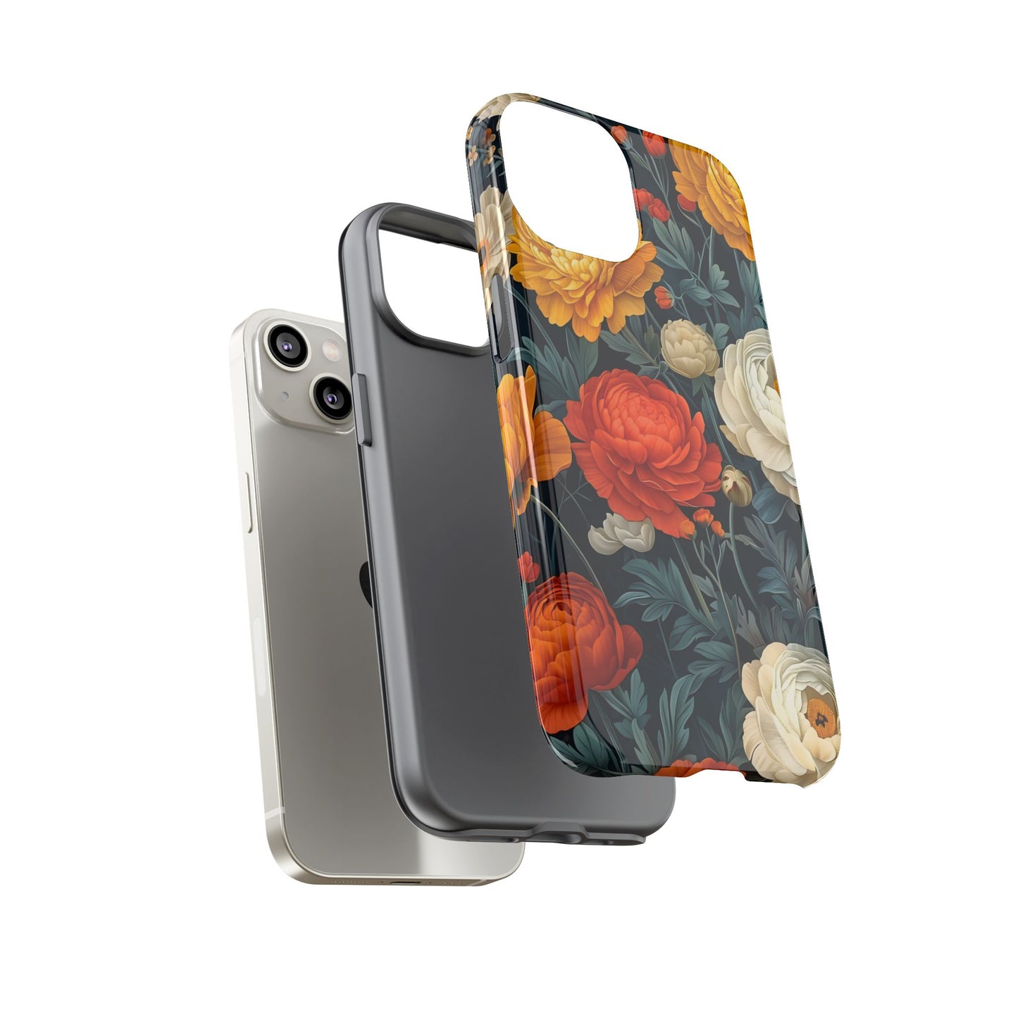 Floral Tough Case for Phones | Durable Floral Phone Cover, Boho Chic, Unique Gift for Her, Phone Protection, Flower Design