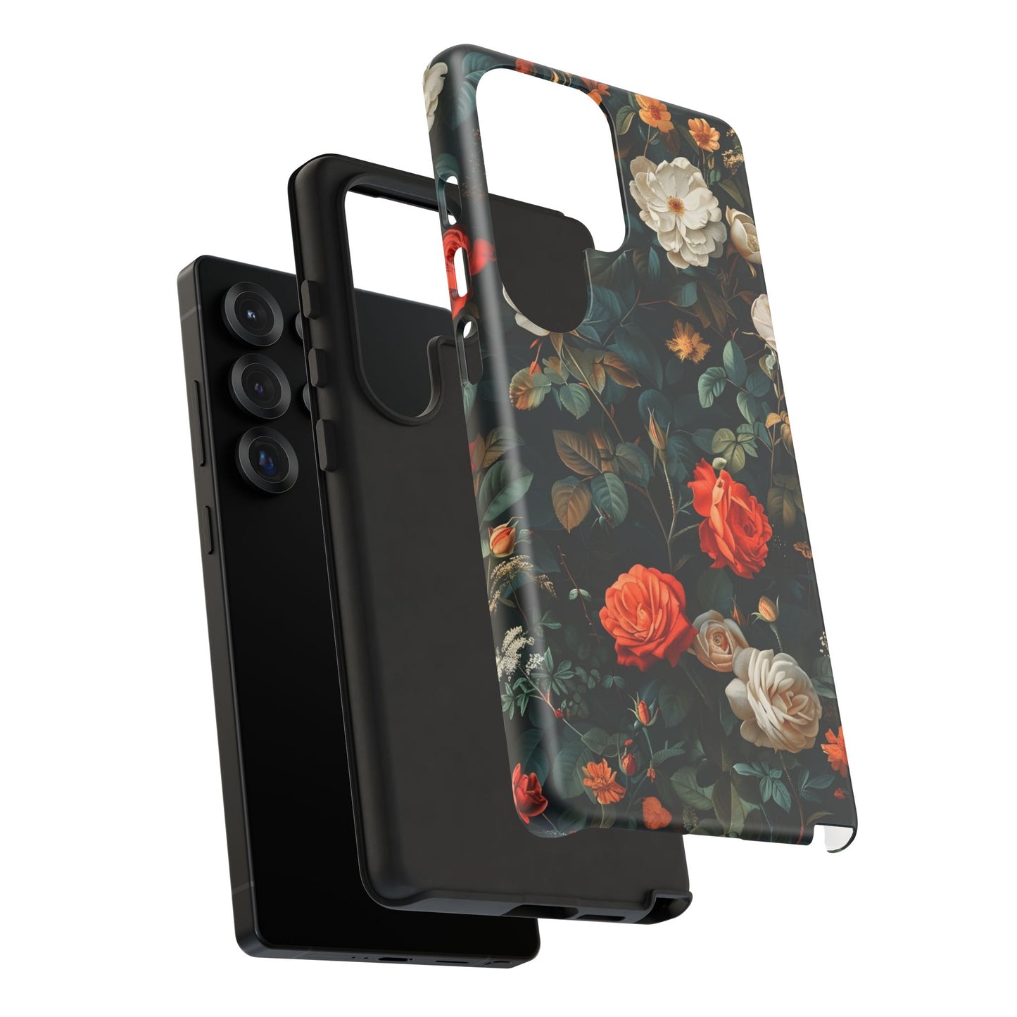 Floral Phone Case | Tough Cases with Elegant Design | Gift for Her, Mother's Day, Birthdays, Personalized, Trendy Tech Accessories