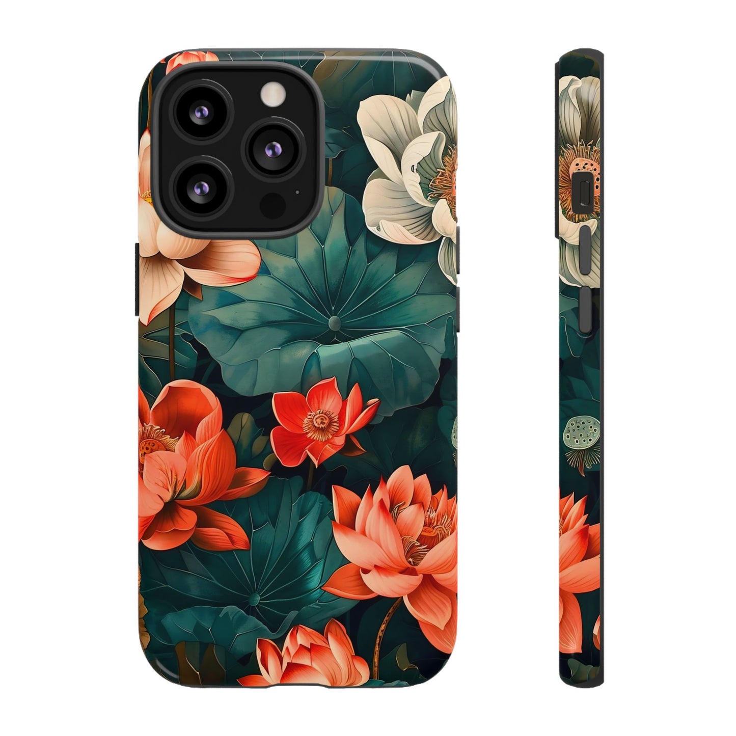 Flower Phone Case, Floral Phone Cover, Tough Case for Floral Lovers, Gift for Her, Stylish Tech Accessories