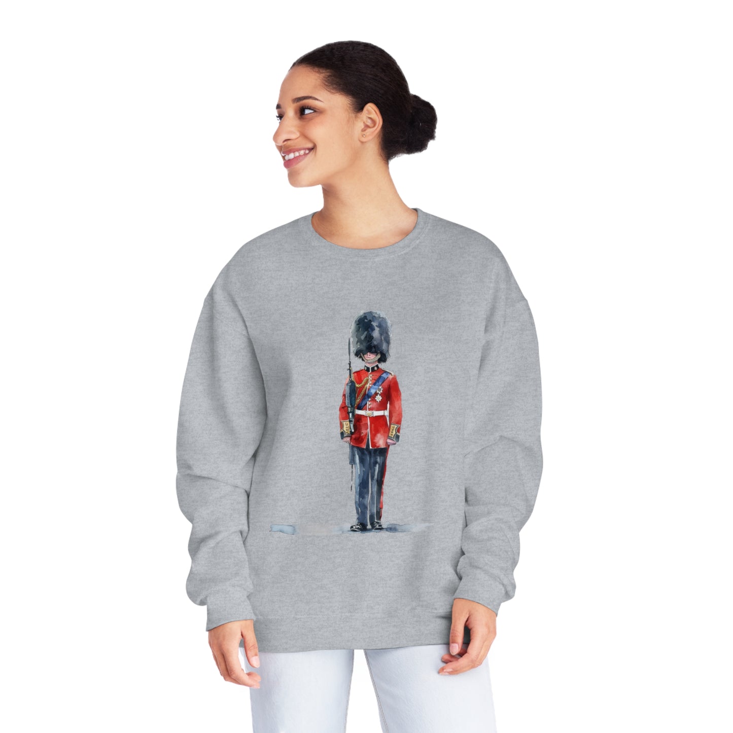 Unisex NuBlend® Crewneck Sweatshirt - British Royal Guard - Iconic Symbol of Tradition and Honor