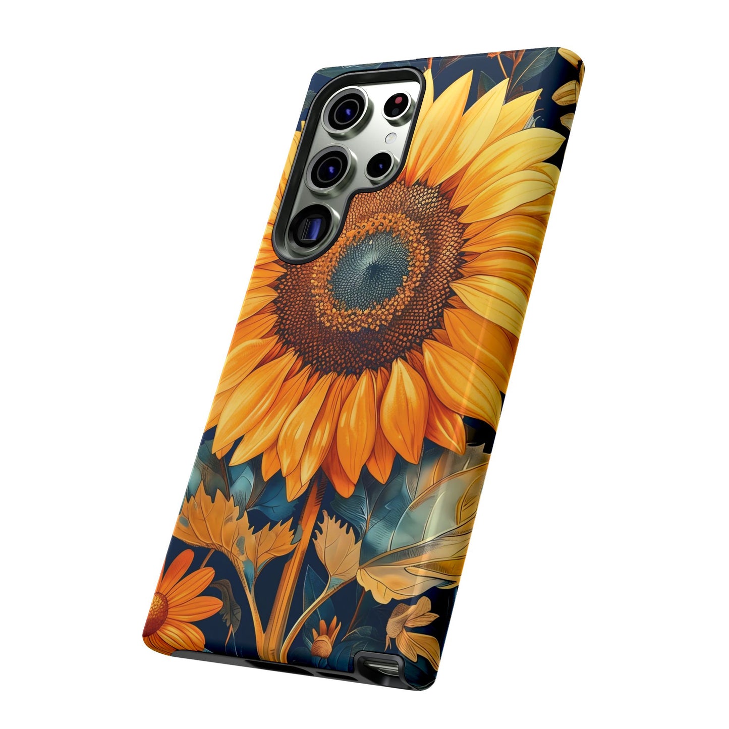 Sunflower Phone Case - Floral Design for Nature Lovers, Cute Spring Accessory, Gift for Her, Eco-Friendly Cover