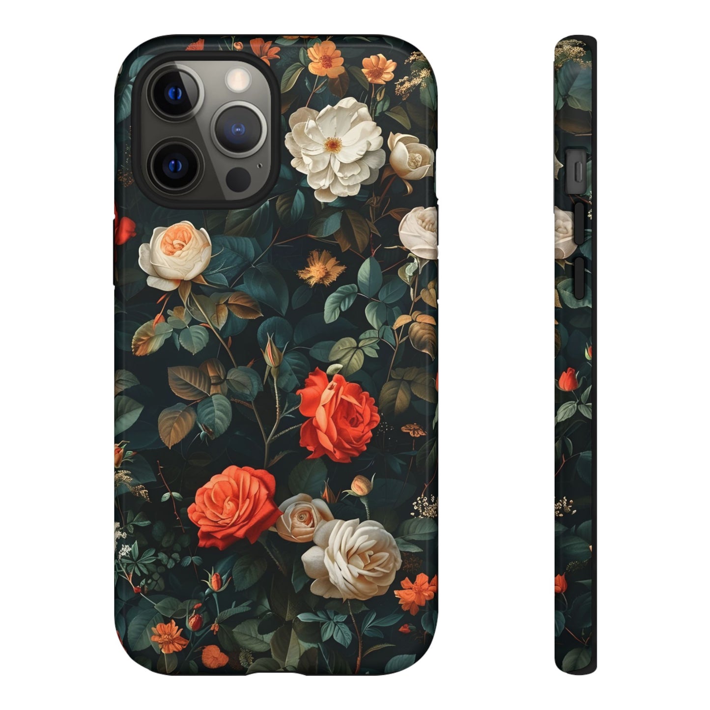 Floral Phone Case | Tough Cases with Elegant Design | Gift for Her, Mother's Day, Birthdays, Personalized, Trendy Tech Accessories