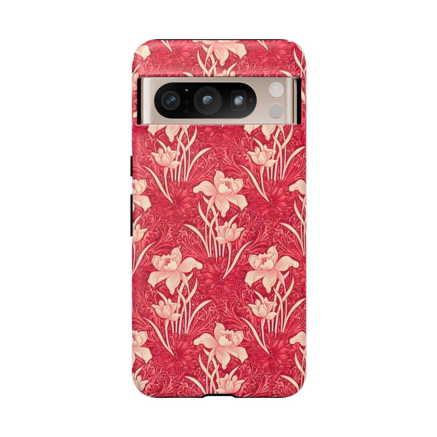 Floral Tough Phone Case - Durable, Stylish Accessory, Perfect Gift for Her, Floral Pattern, Customizable, Ideal for Daily Use
