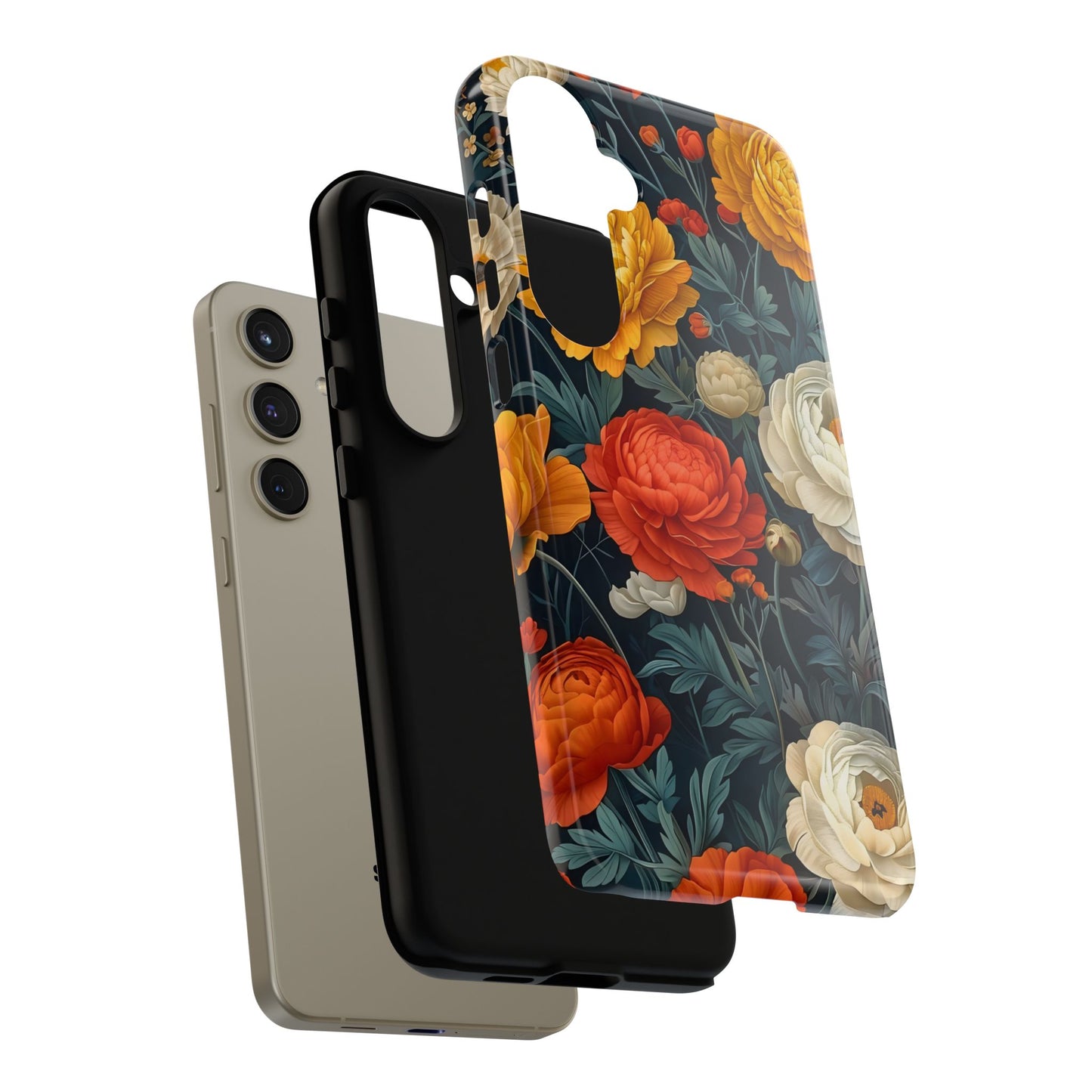 Floral Tough Case for Phones | Durable Floral Phone Cover, Boho Chic, Unique Gift for Her, Phone Protection, Flower Design