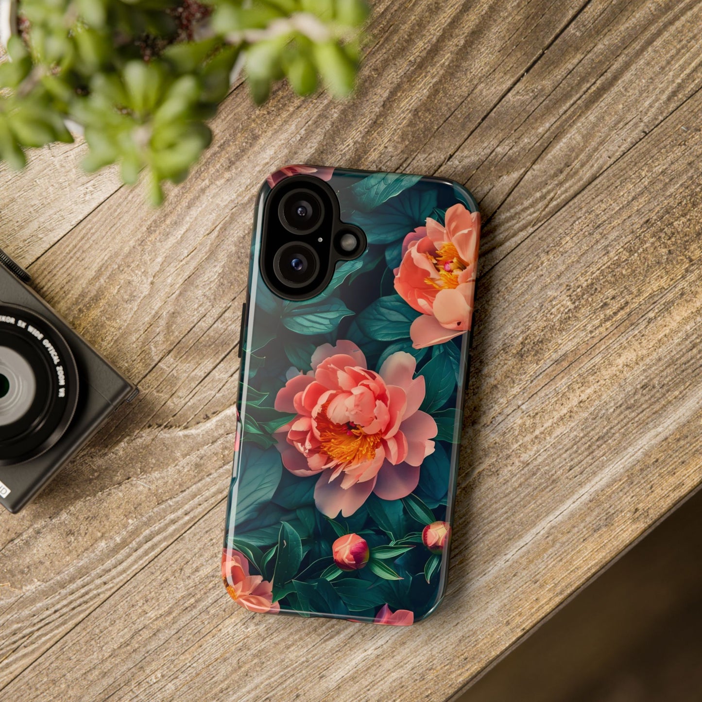 Floral Phone Case - Tough Cases, Flower Design, Botanical Art, Phone Accessory, Gift for Her, Nature Lovers