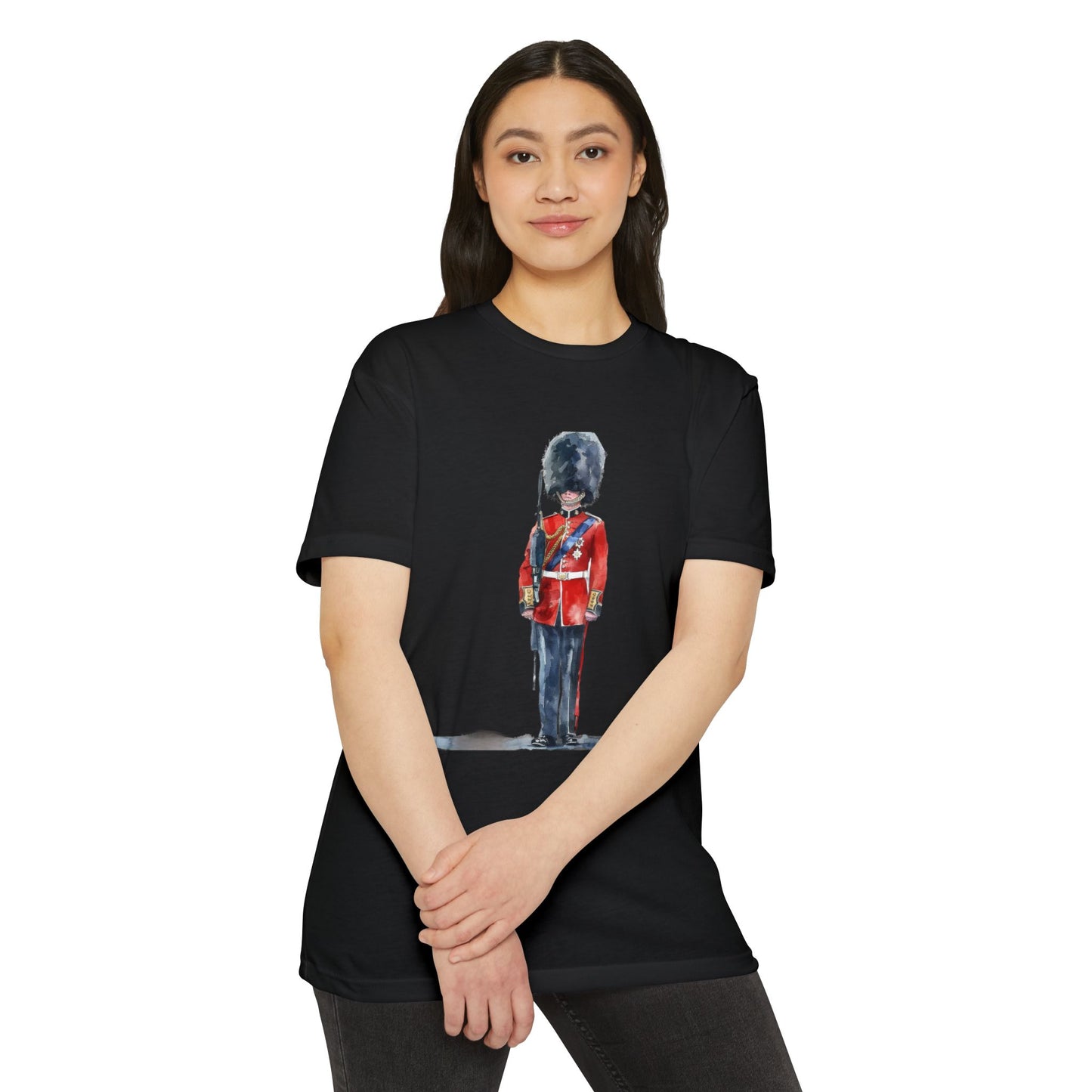 Unisex CVC Jersey T-shirt - Guarding Tradition - The British Redcoat