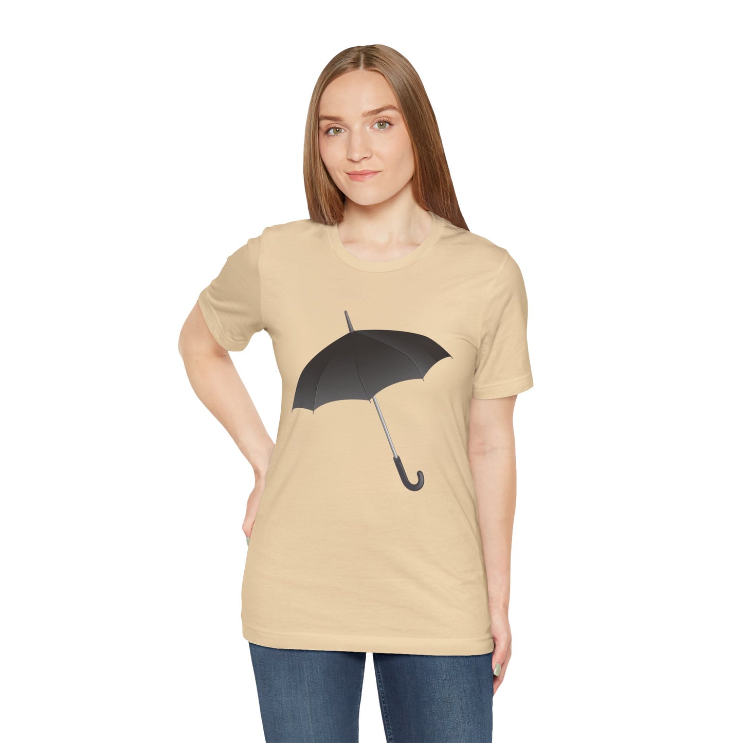 Unisex Jersey Short Sleeve Tee - Regal Royal Umbrella - Elegant and Majestic