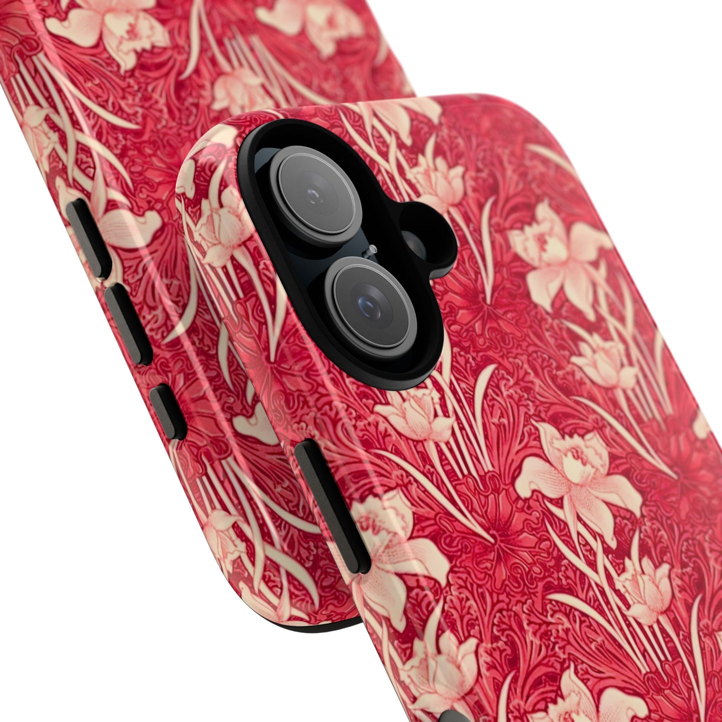 Floral Tough Phone Case - Durable, Stylish Accessory, Perfect Gift for Her, Floral Pattern, Customizable, Ideal for Daily Use
