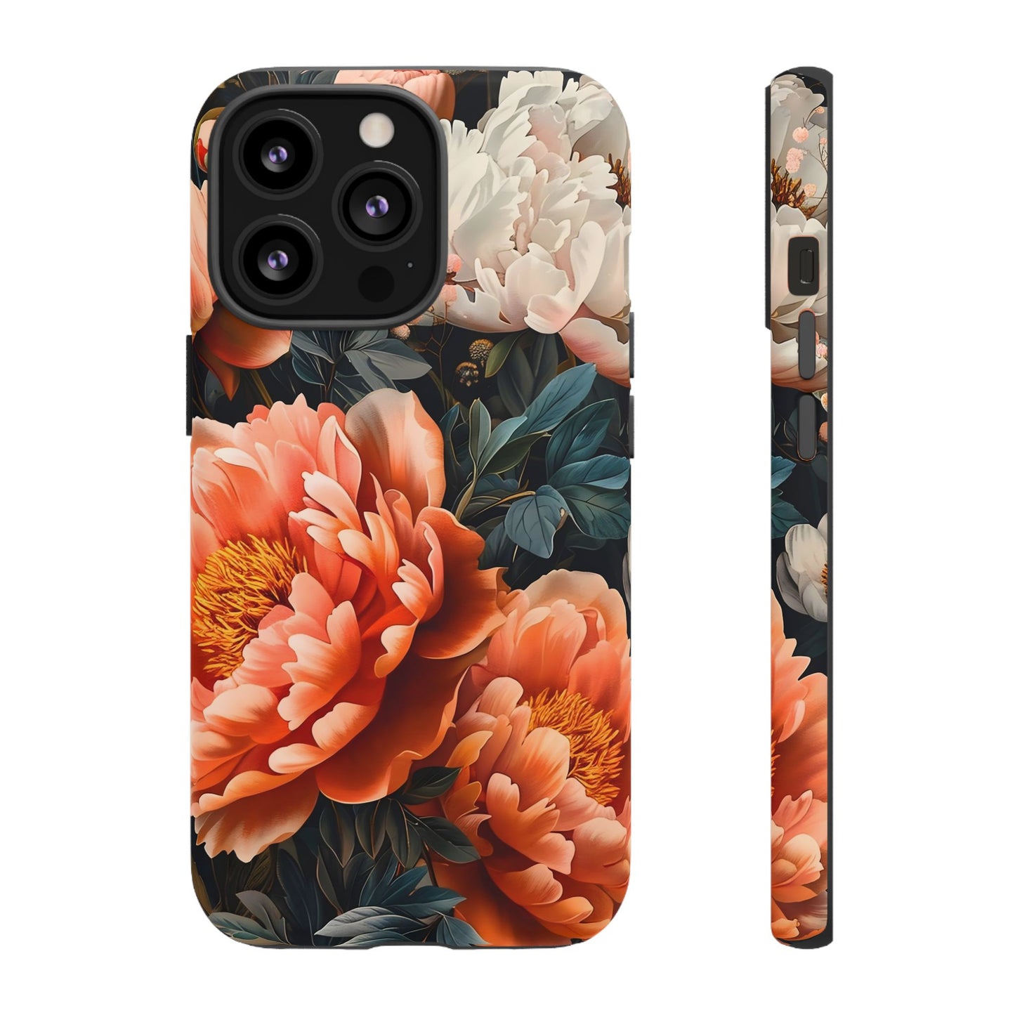 Floral Phone Case - Tough Cases, Durable Cover, Flower Design, Unique Gift, Phone Accessories