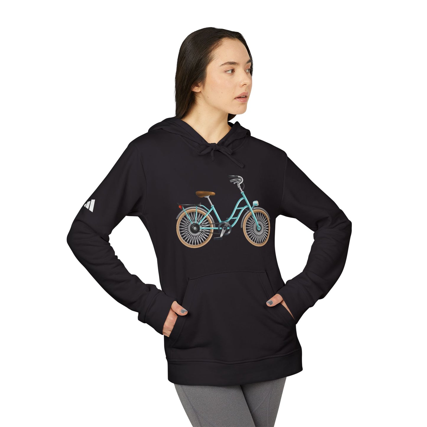 adidas Unisex Fleece Hoodie - Trendy British Bicycle