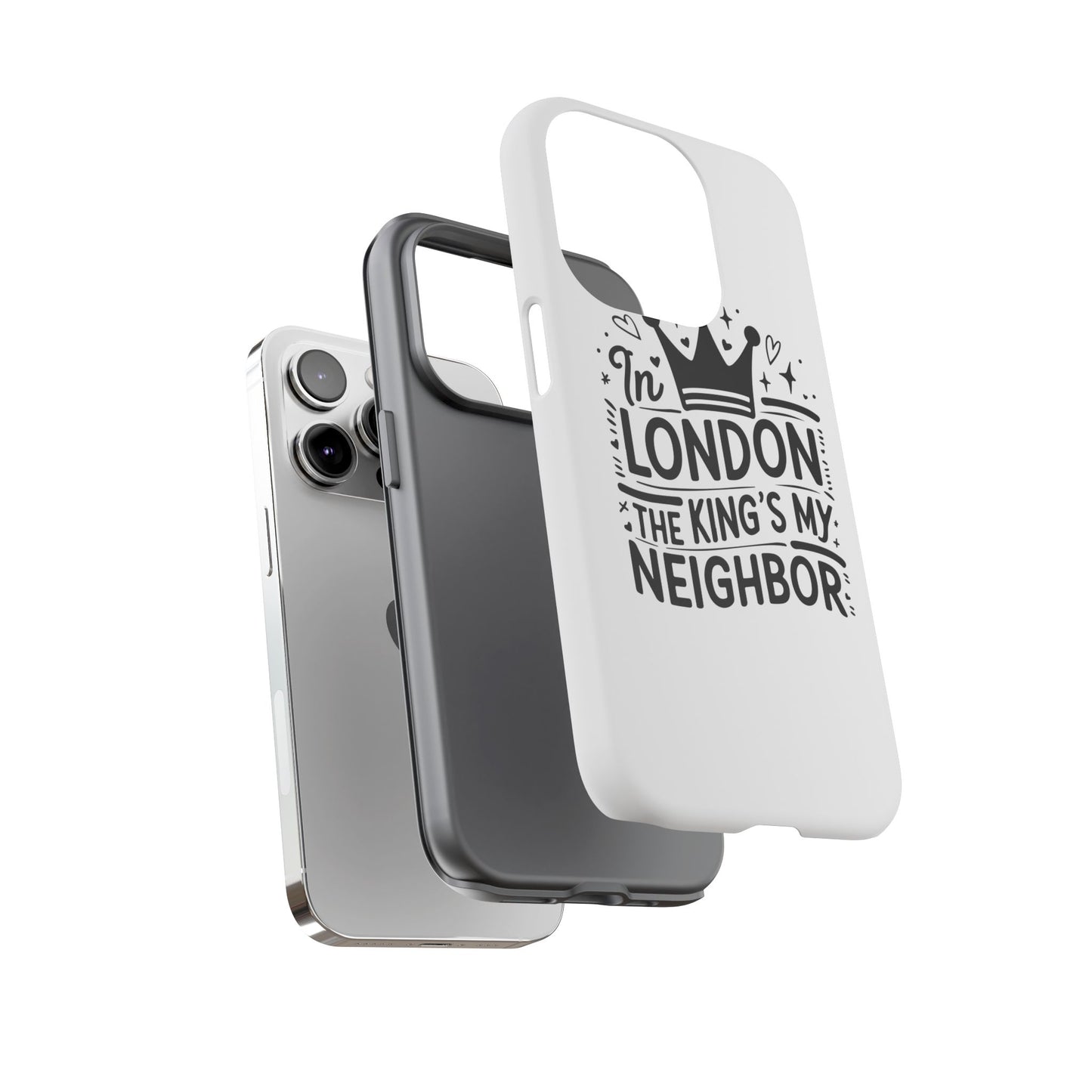 London's Neighbour Phone Case | Royalty Design for Travelers, Gifts for Friends, British Souvenir, Phone Accessory, Stylish Protection