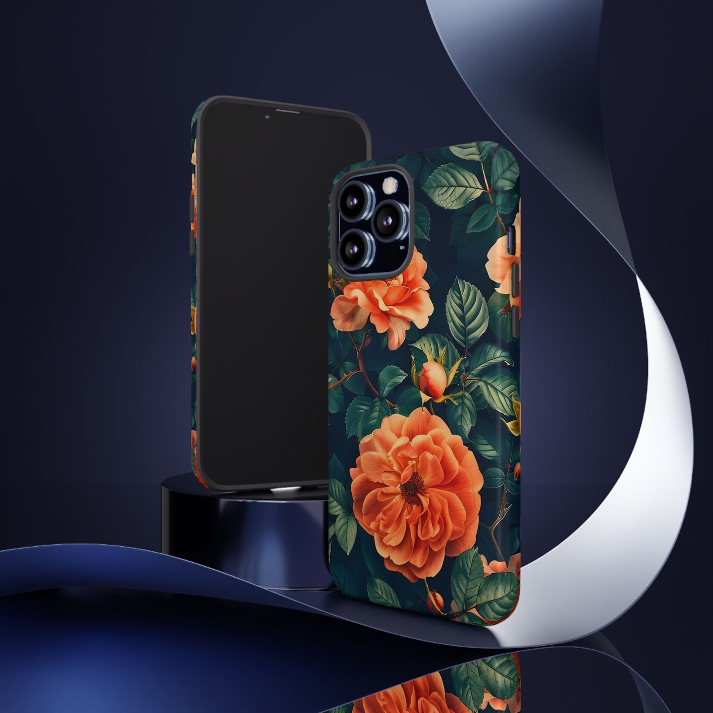 Floral Phone Case, Tough Cases for Nature Lovers, Botanical Design, Phone Protection, Gift for Her, Trending Floral Accessories