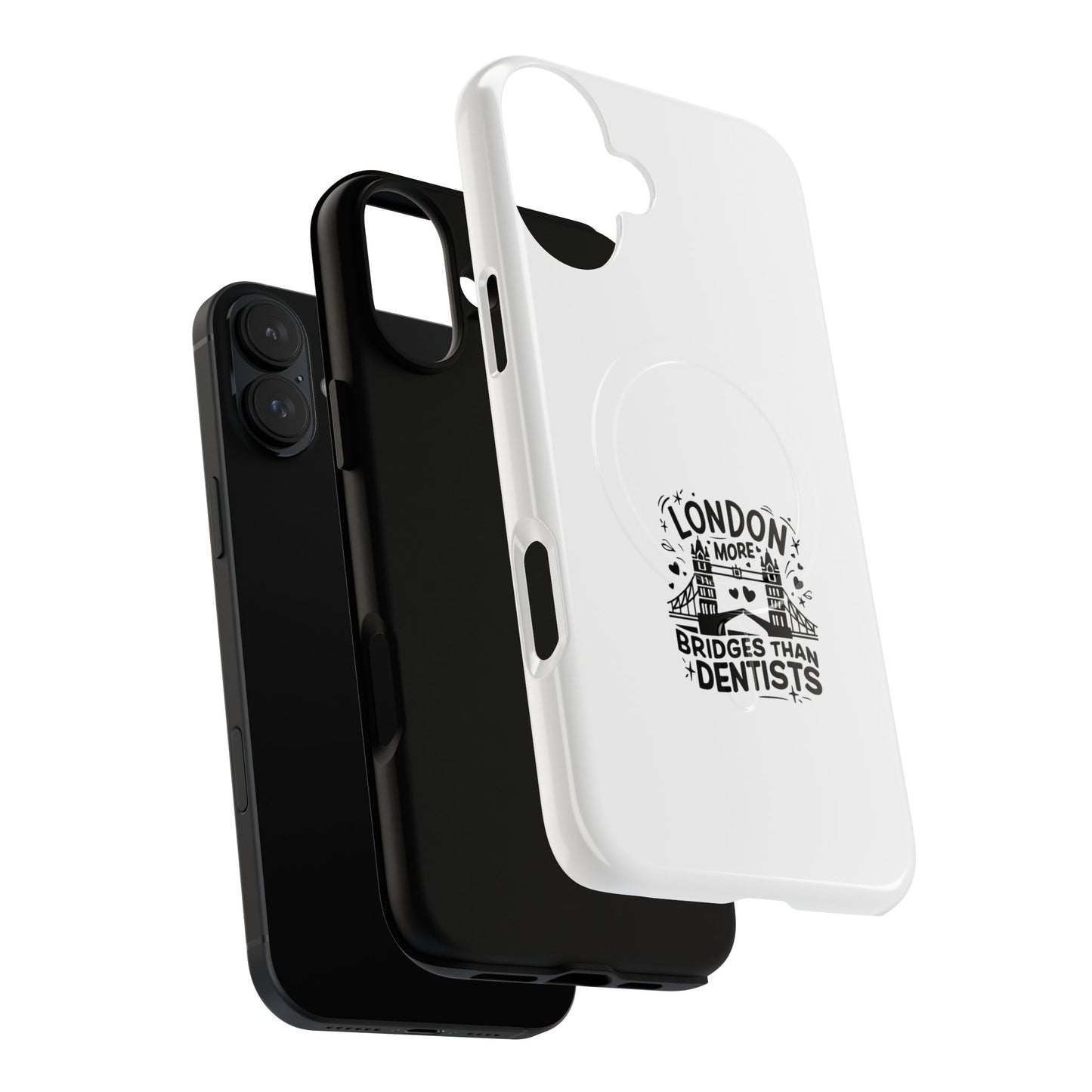 London Bridge Magnetic Phone Case, Tough Phone Cover, Stylish Accessory for Travelers, Great Gift for London Lovers, Unique Tech Accessory
